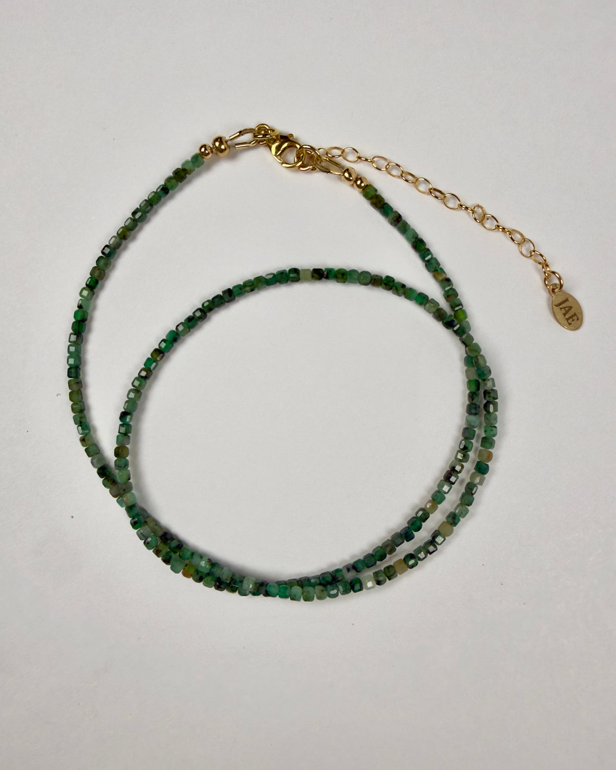Birthstone Collection - Faceted Cube Gemstone Necklace