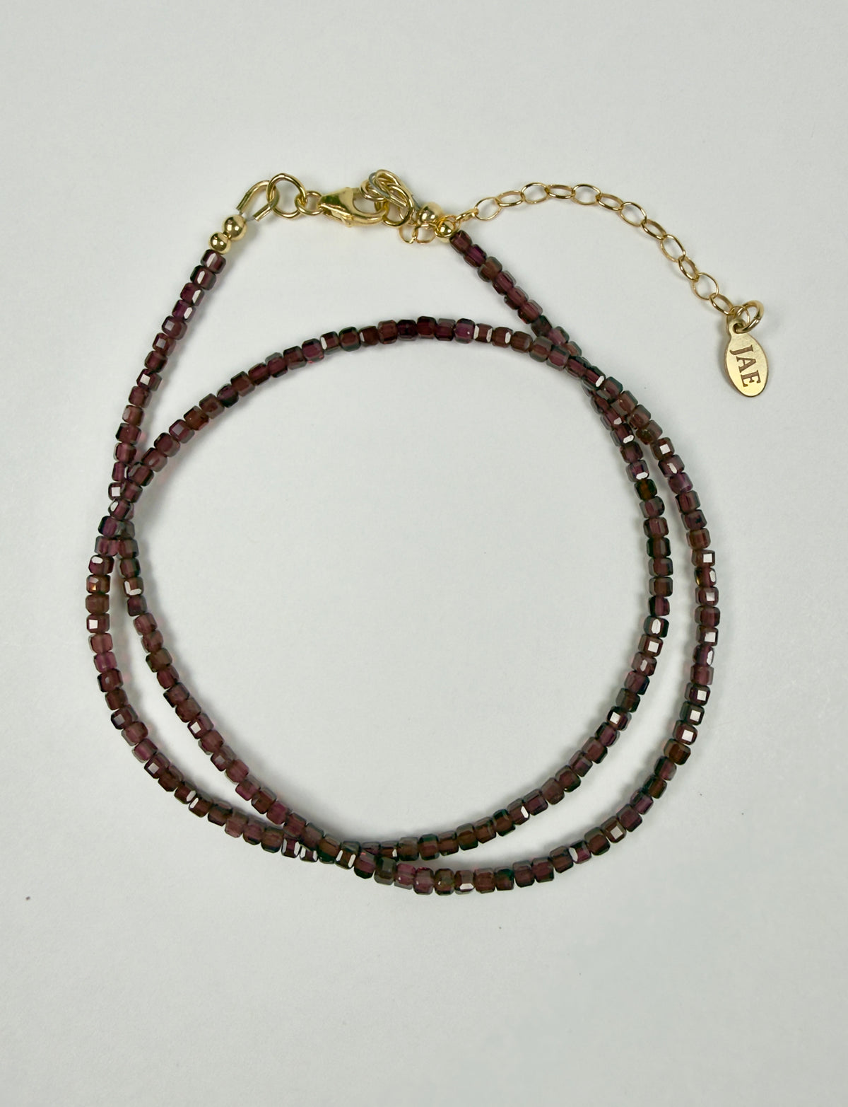 Birthstone Collection - Faceted Cube Gemstone Necklace