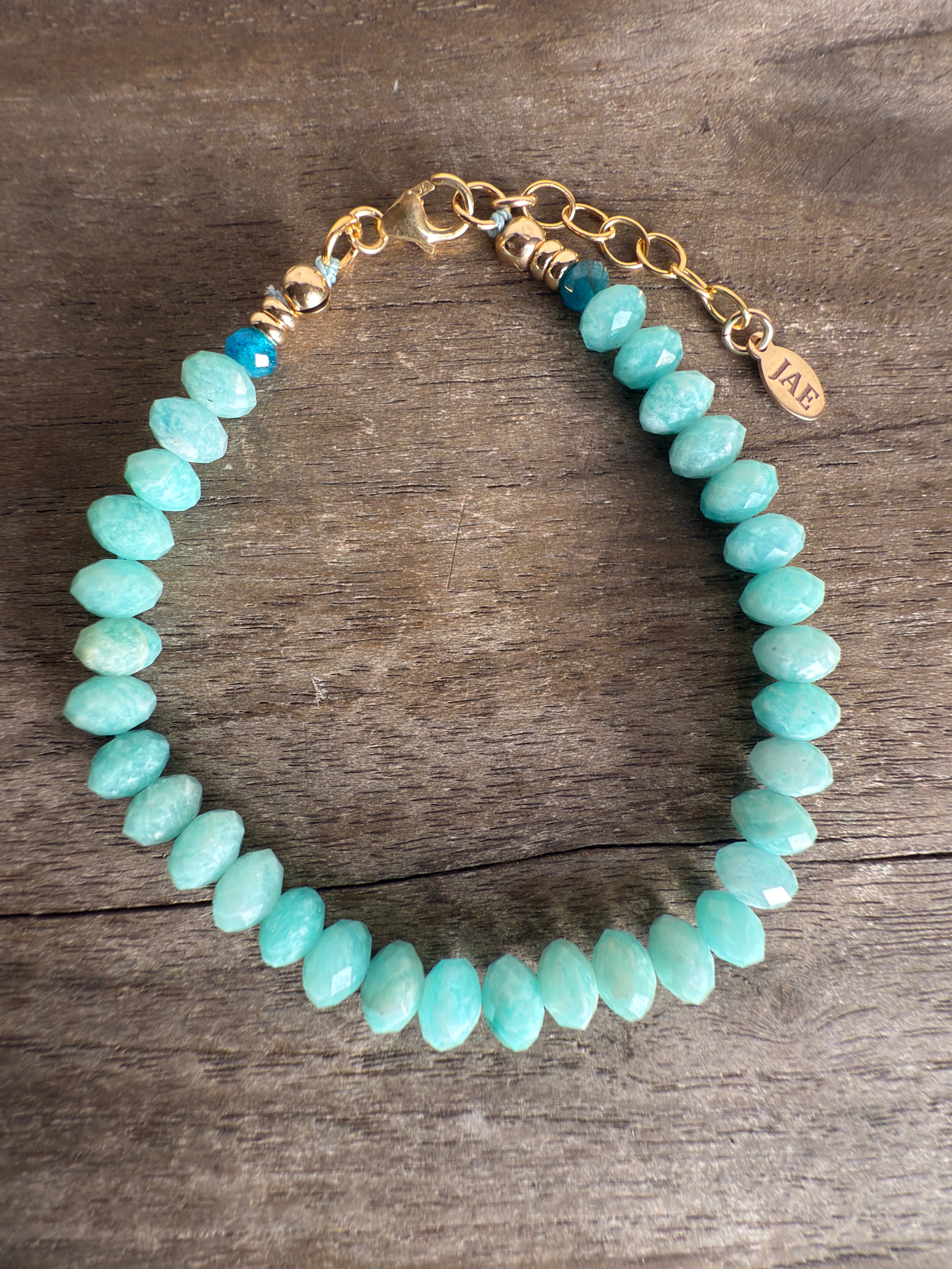 The Ioanna - Amazonite Beaded Bracelet