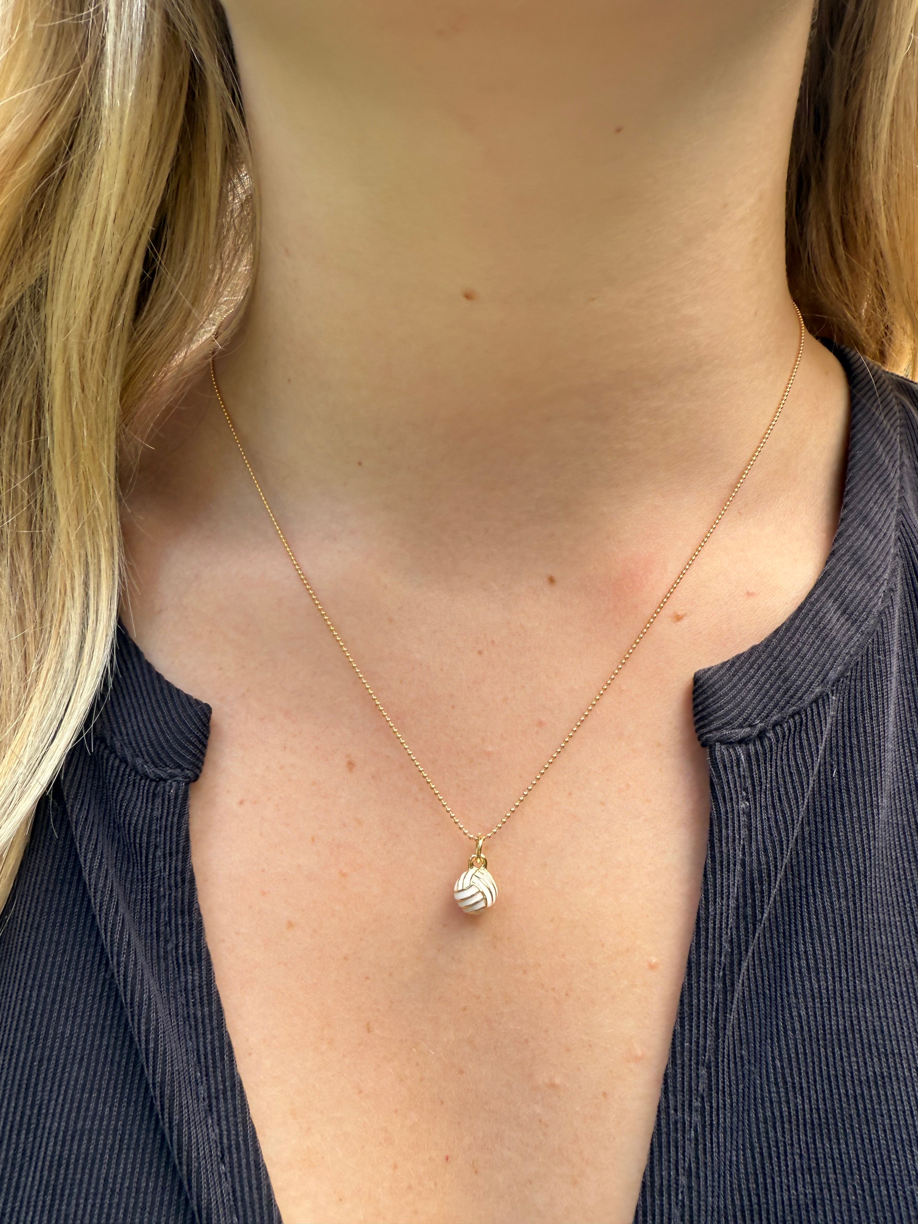 The Walsh - Volleyball Necklace -Adjustable 18"-20" Inches