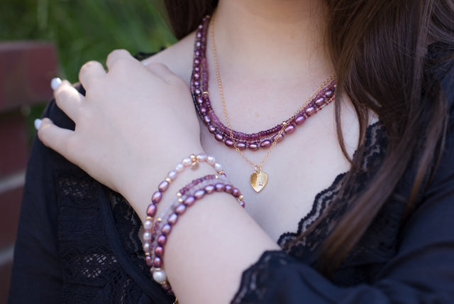 The Lee Lee - Gold Sunburst Heart Necklace