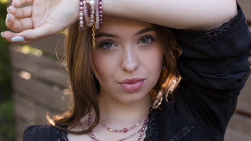 The Eden - Mauve Pink Freshwater Pearl Bracelet