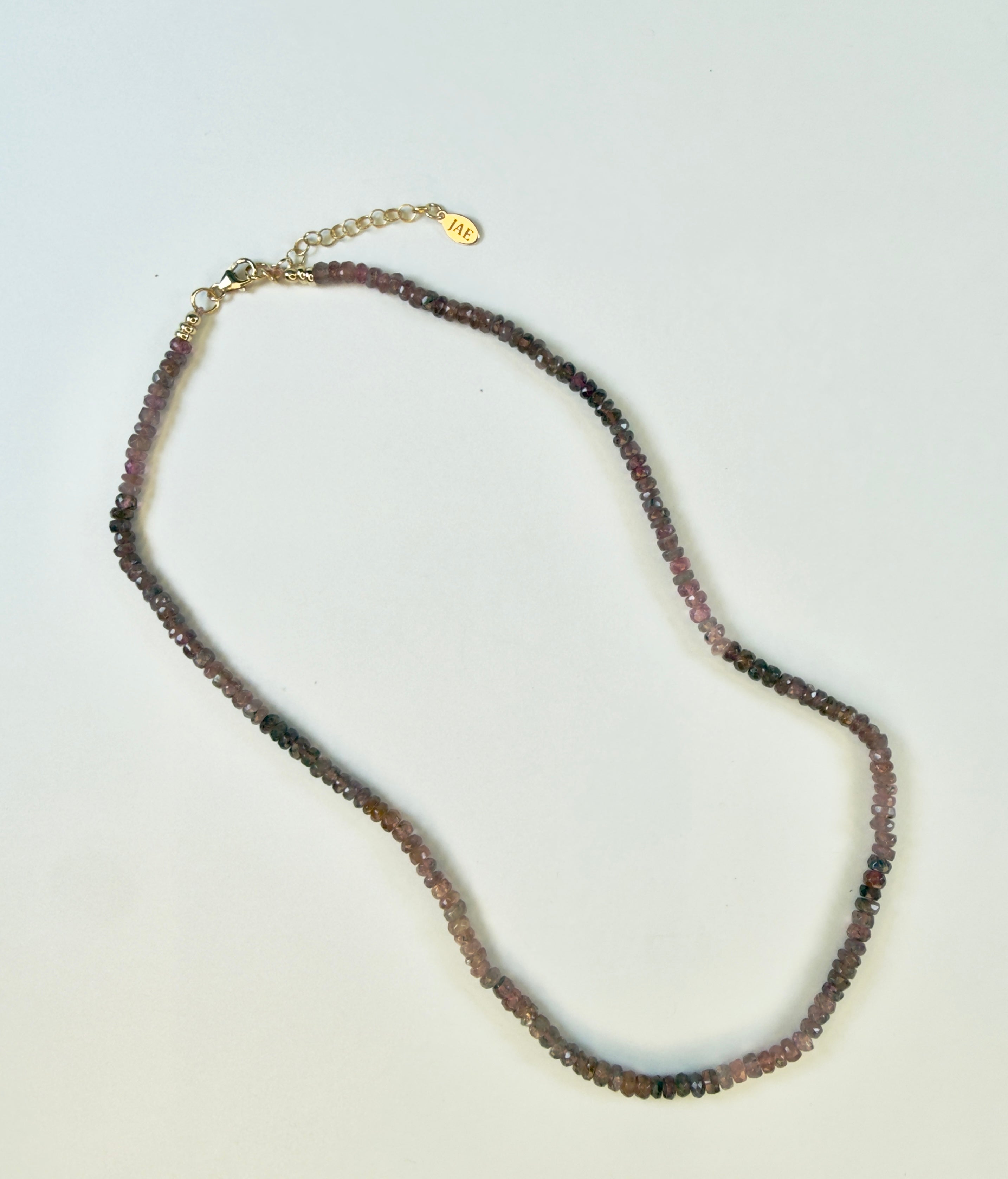 The Masone - Shaded Pink Tourmaline Necklace, "One of a Kind"