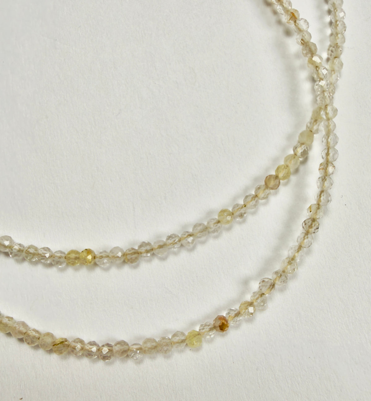 The Amara - Citrine Gemstone Beaded Necklace