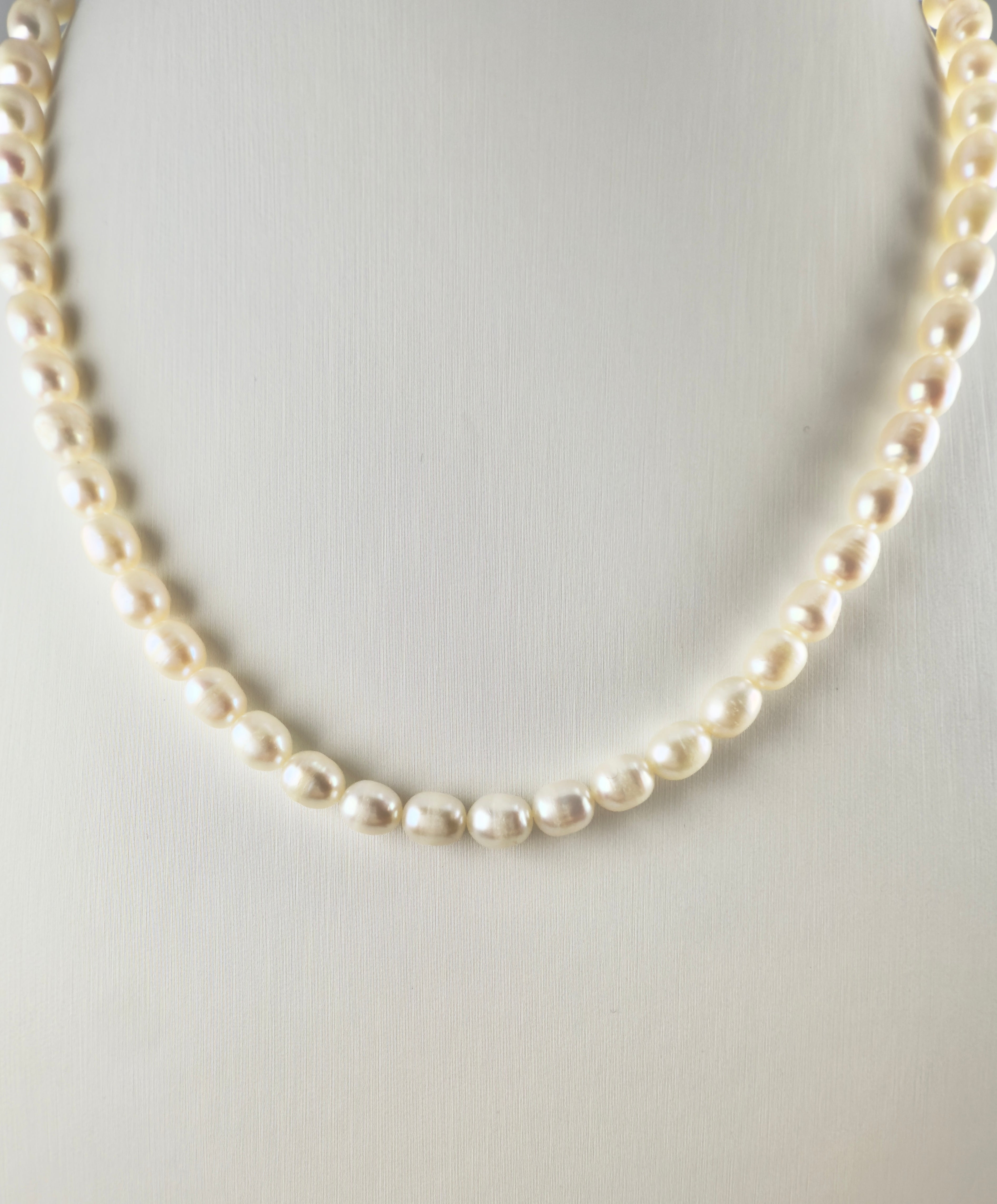 The Alexander - Freshwater Pearl Necklace (Adjustable 16" to 20")