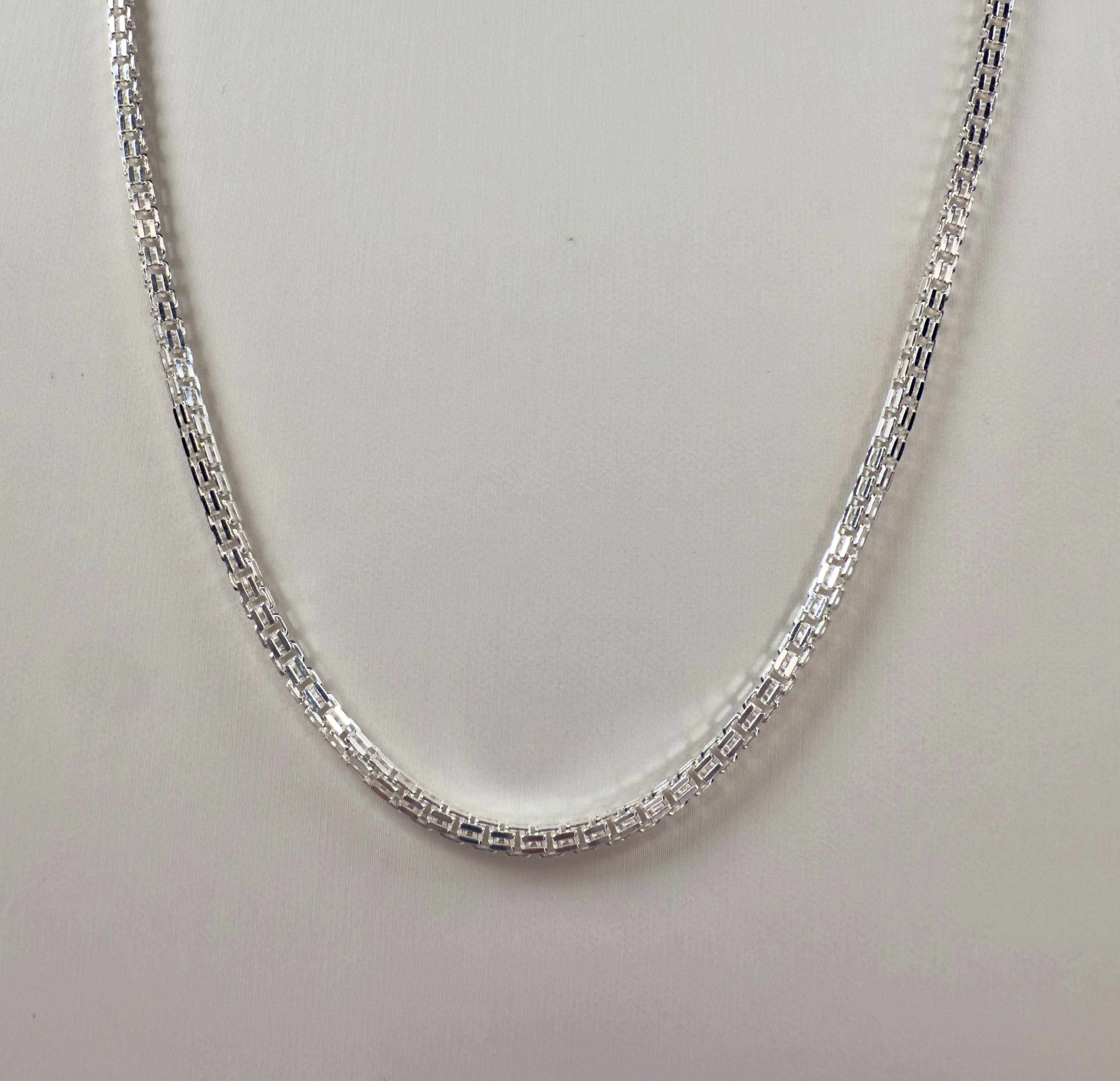 The Strummer - Double Venetian Sterling Silver Necklace