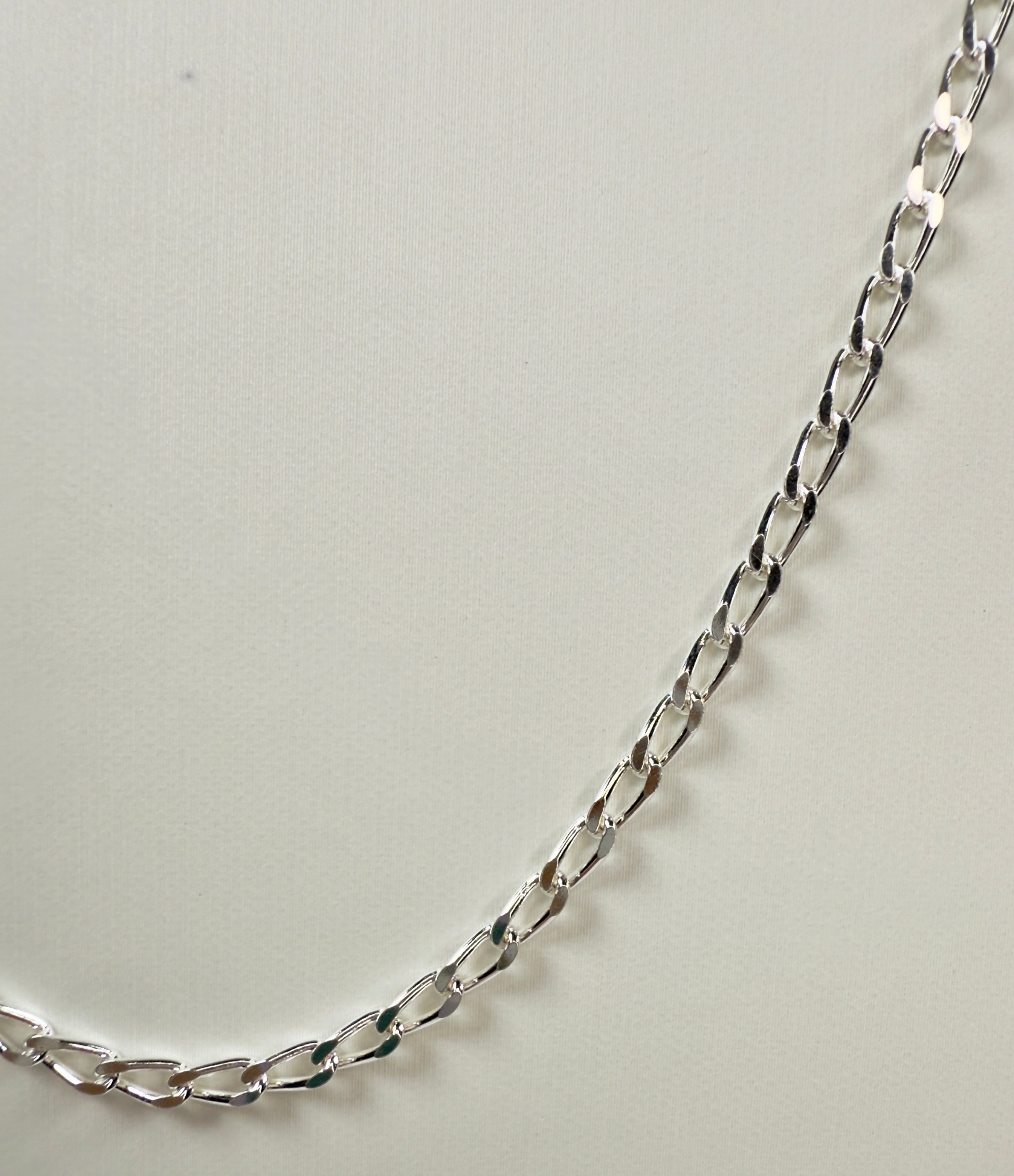 The Jones - Curb Chain Sterling Silver Necklace