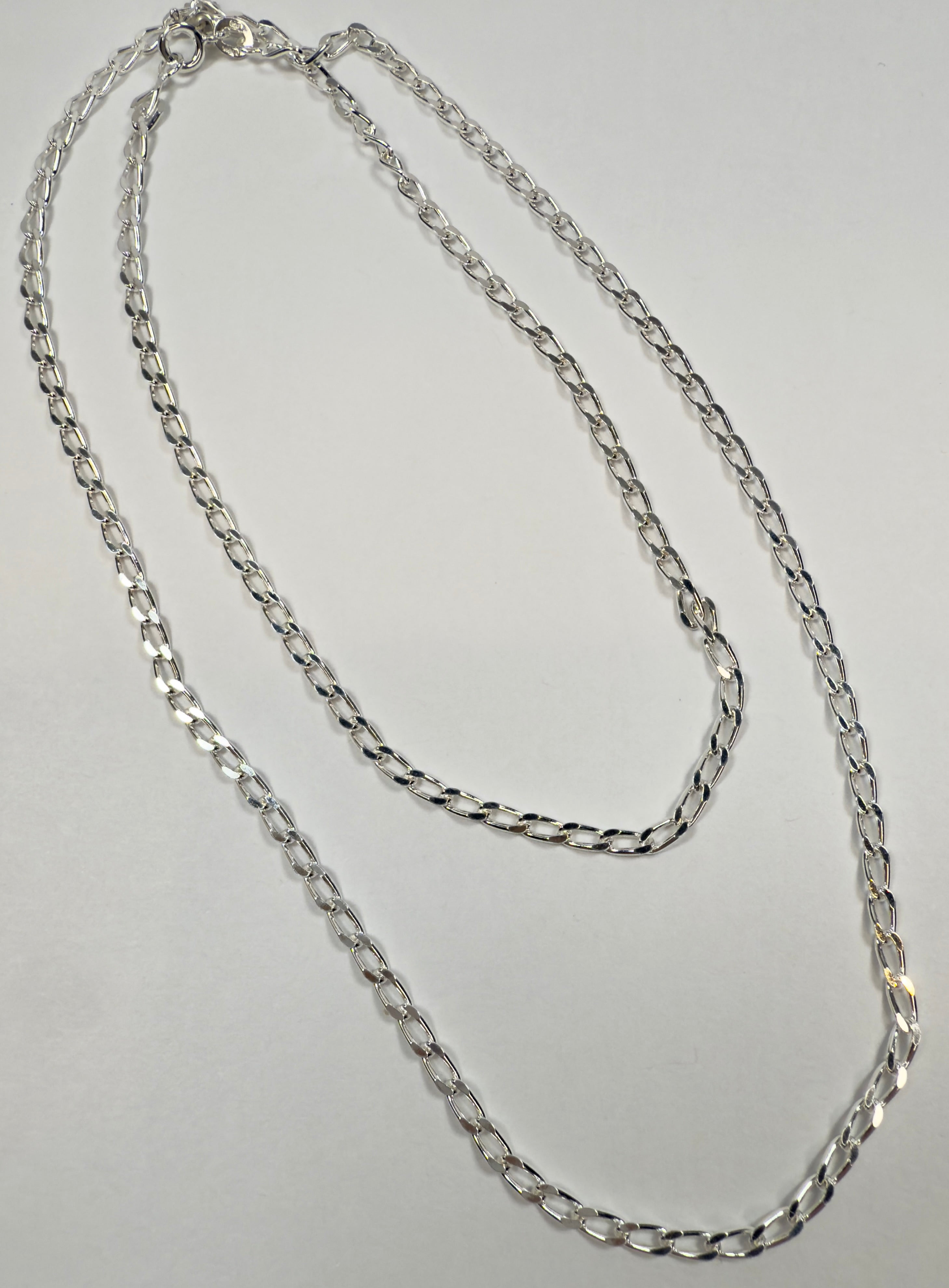 The Jones - Curb Chain Sterling Silver Necklace