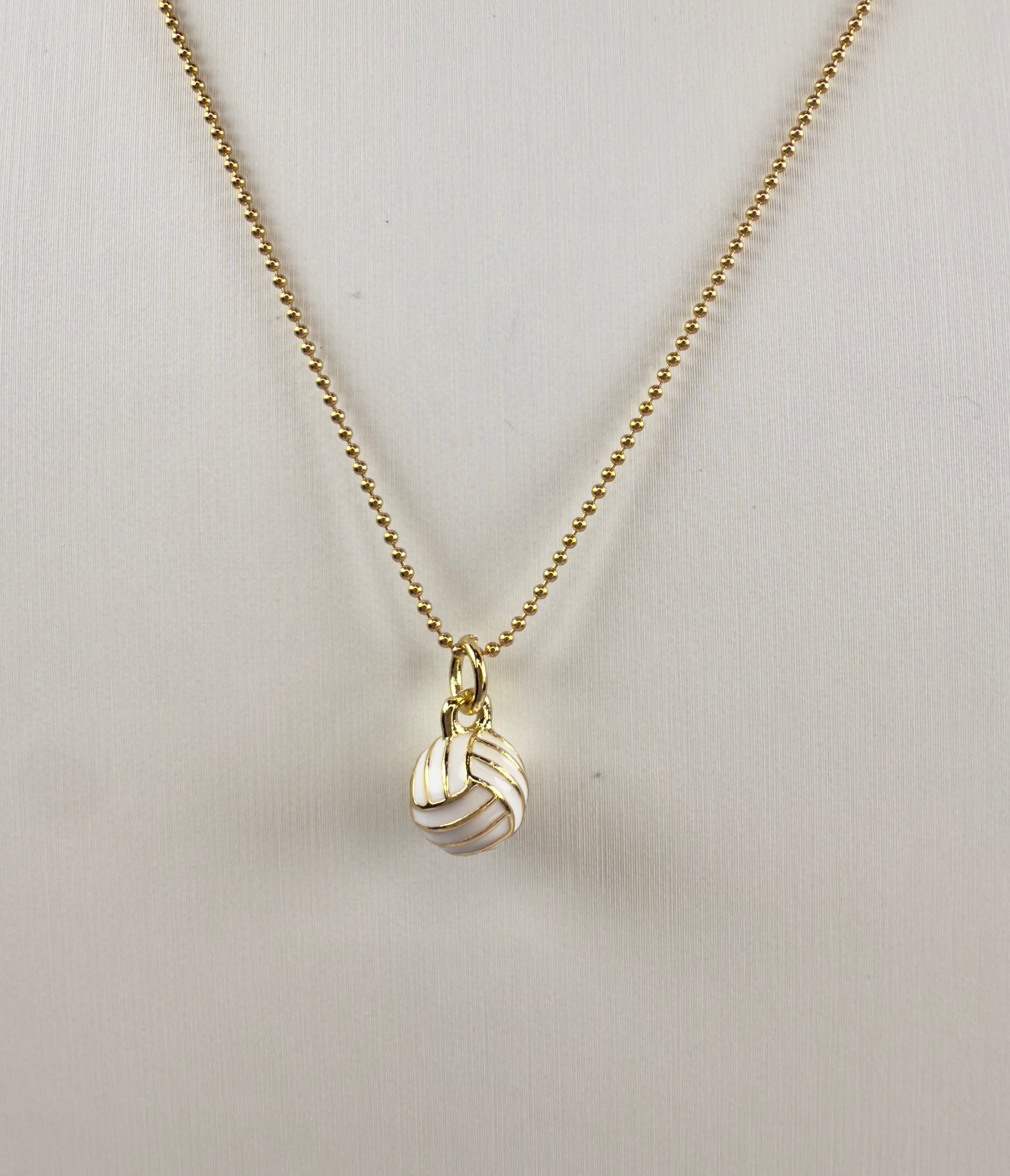 The Walsh -  Volleyball Necklace  -Adjustable 18"-20" Inches