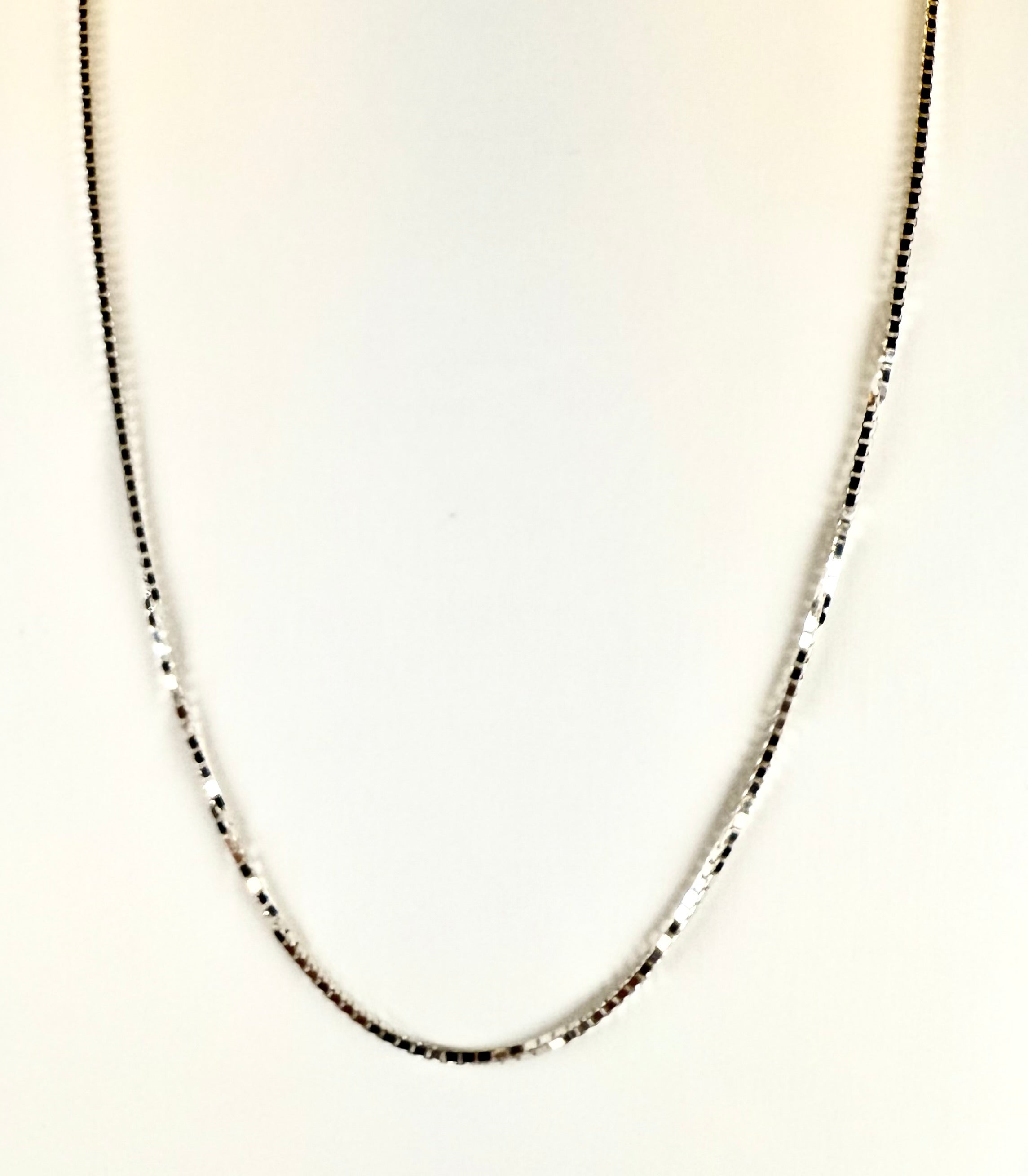 The Thomas - Sterling Silver Box Chain Necklace