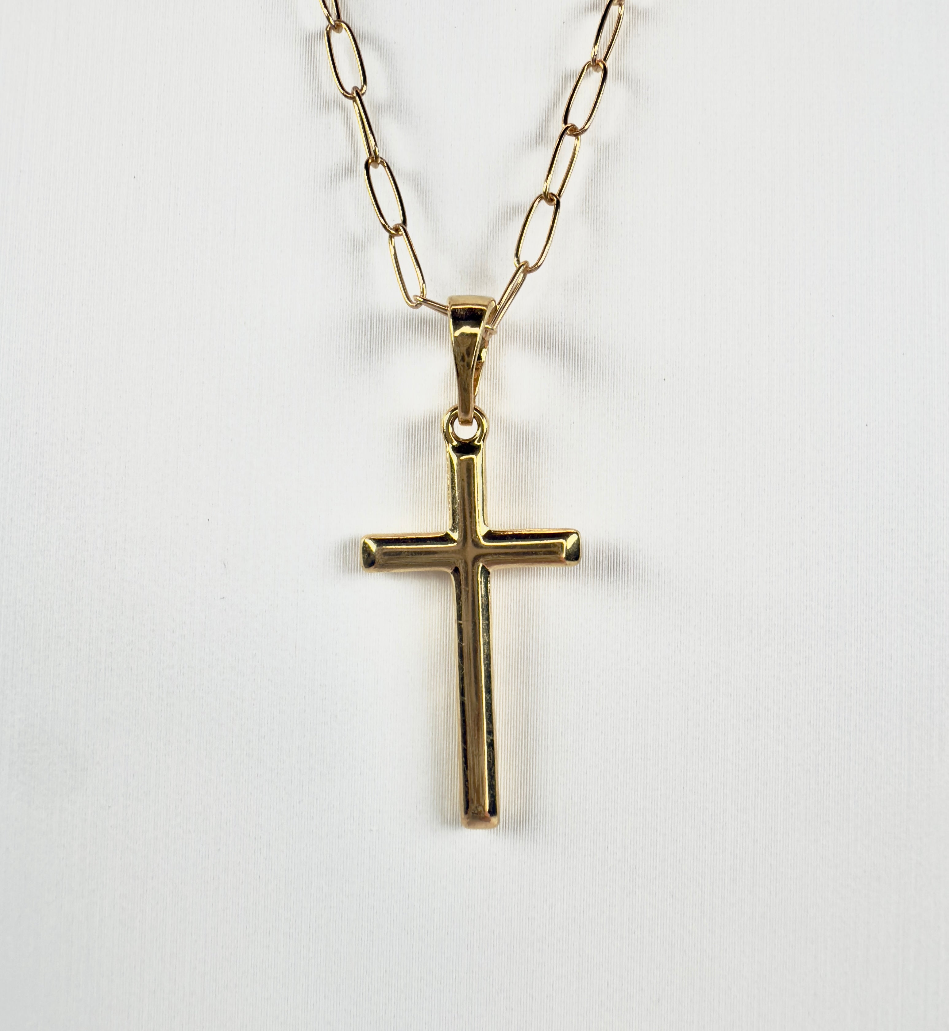 The Leo - Modern Cross Necklace
