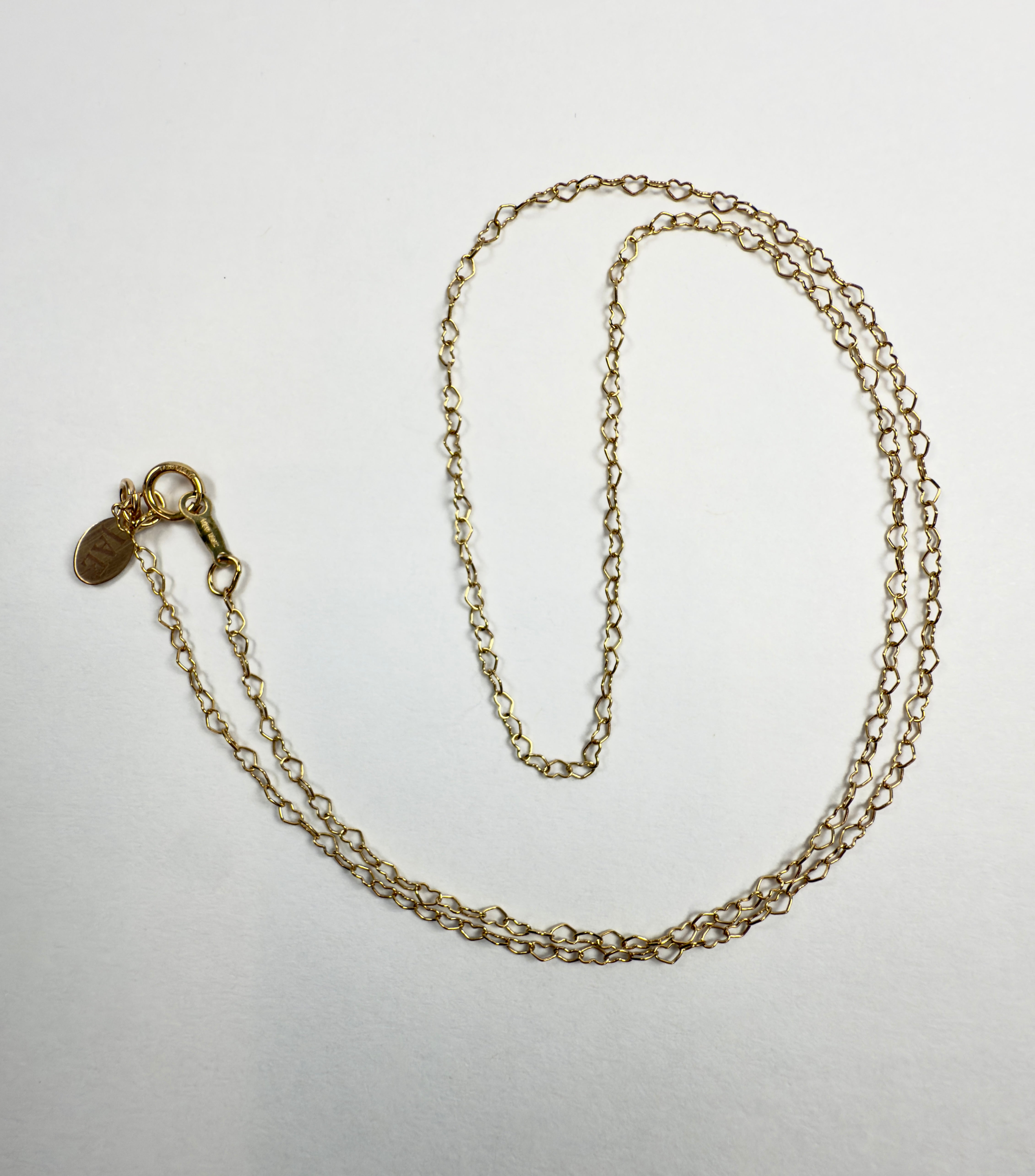 The Edevie - Heart Link Chain Necklace