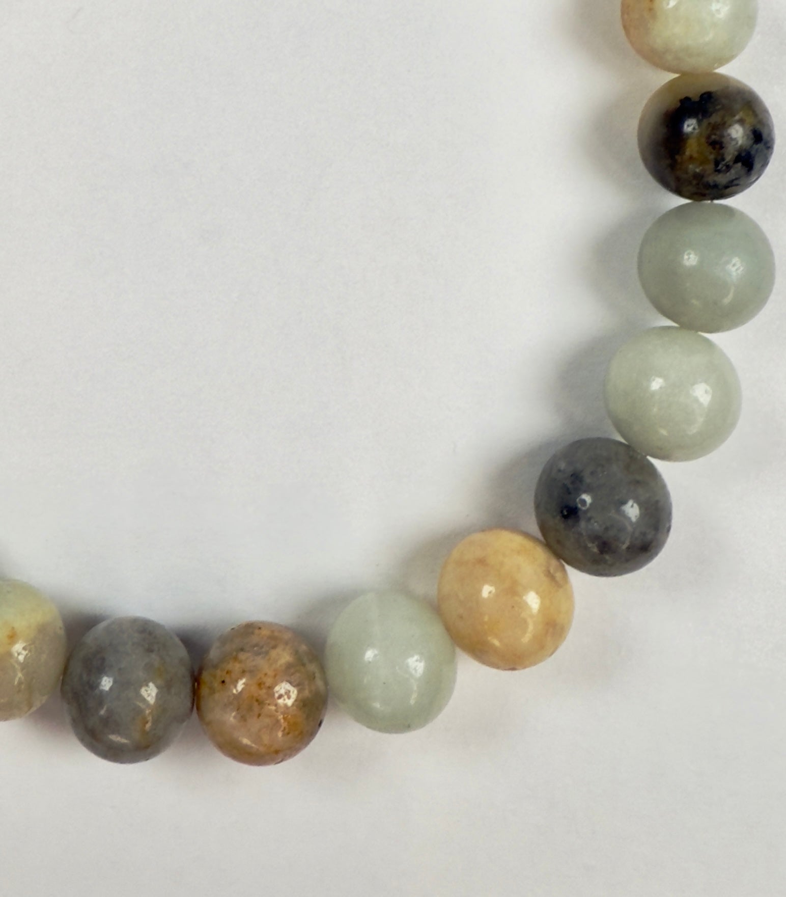 The Malcolm -  Amazonite Beaded Bracelet