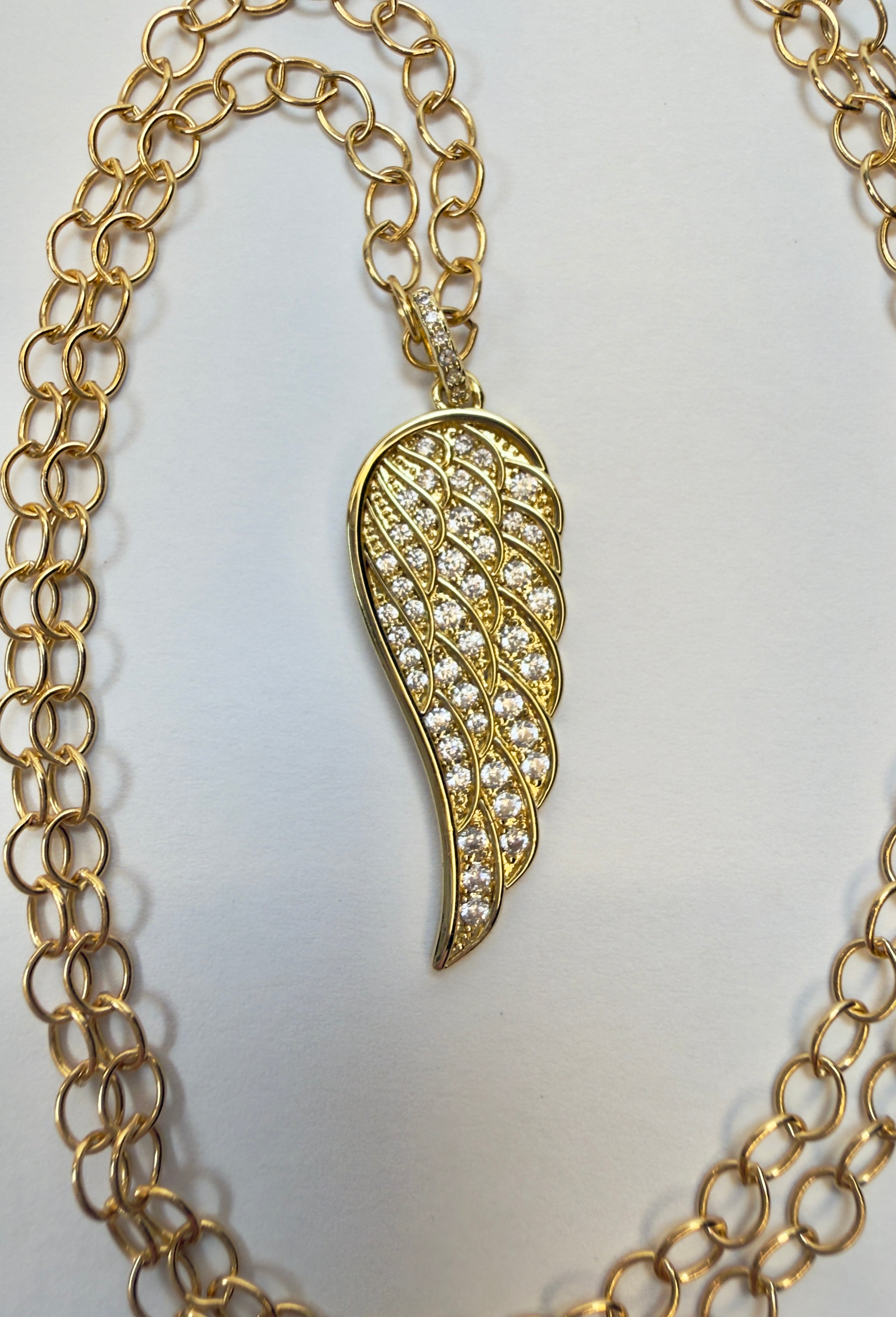 The Dorothy - Single Wing Pendant Necklace