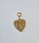 The Anne Marie - Gold Sunburts Heart Clip-On Charm