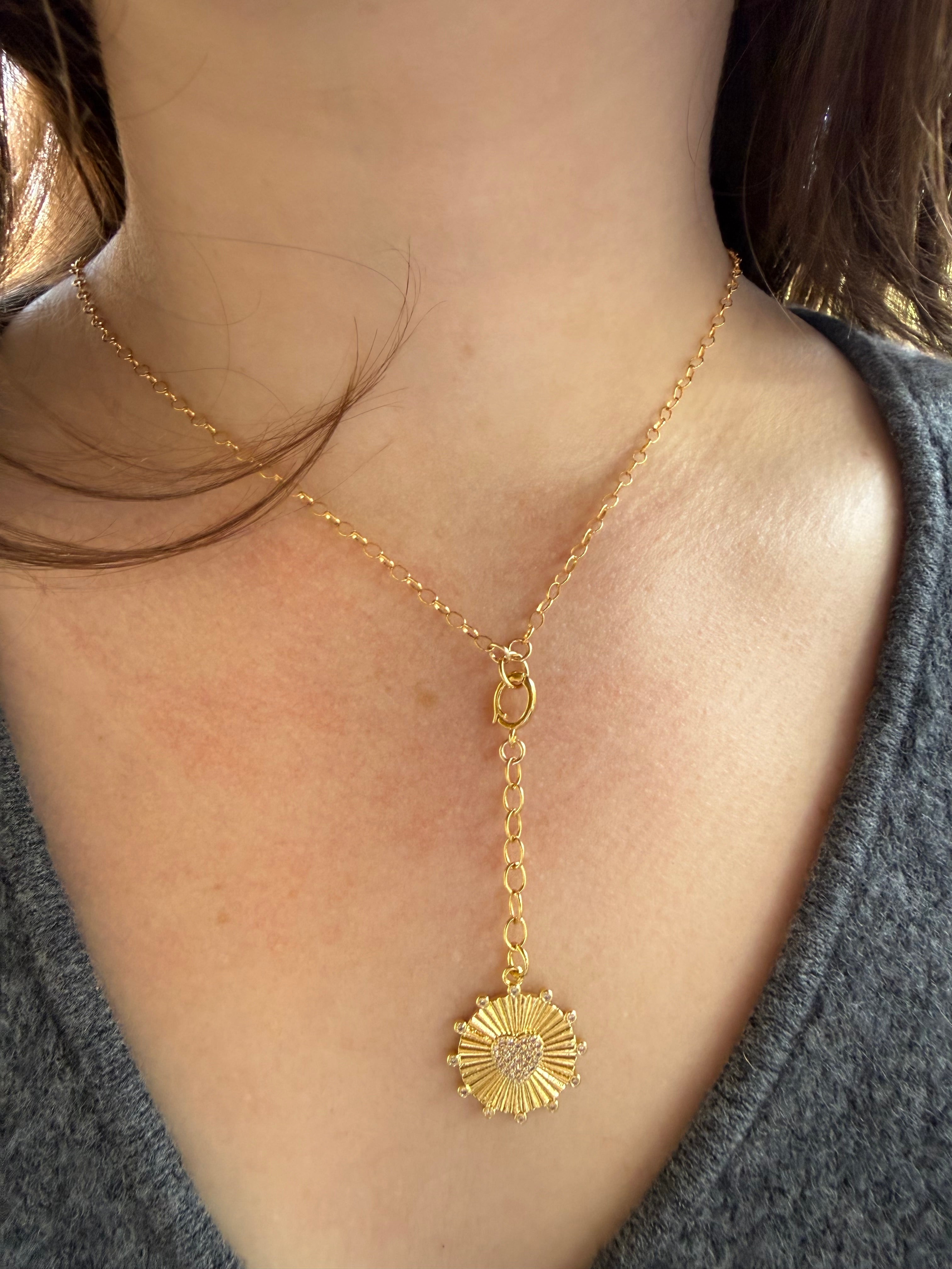 The Natalie - Cable Chain with “O” Ring Necklace