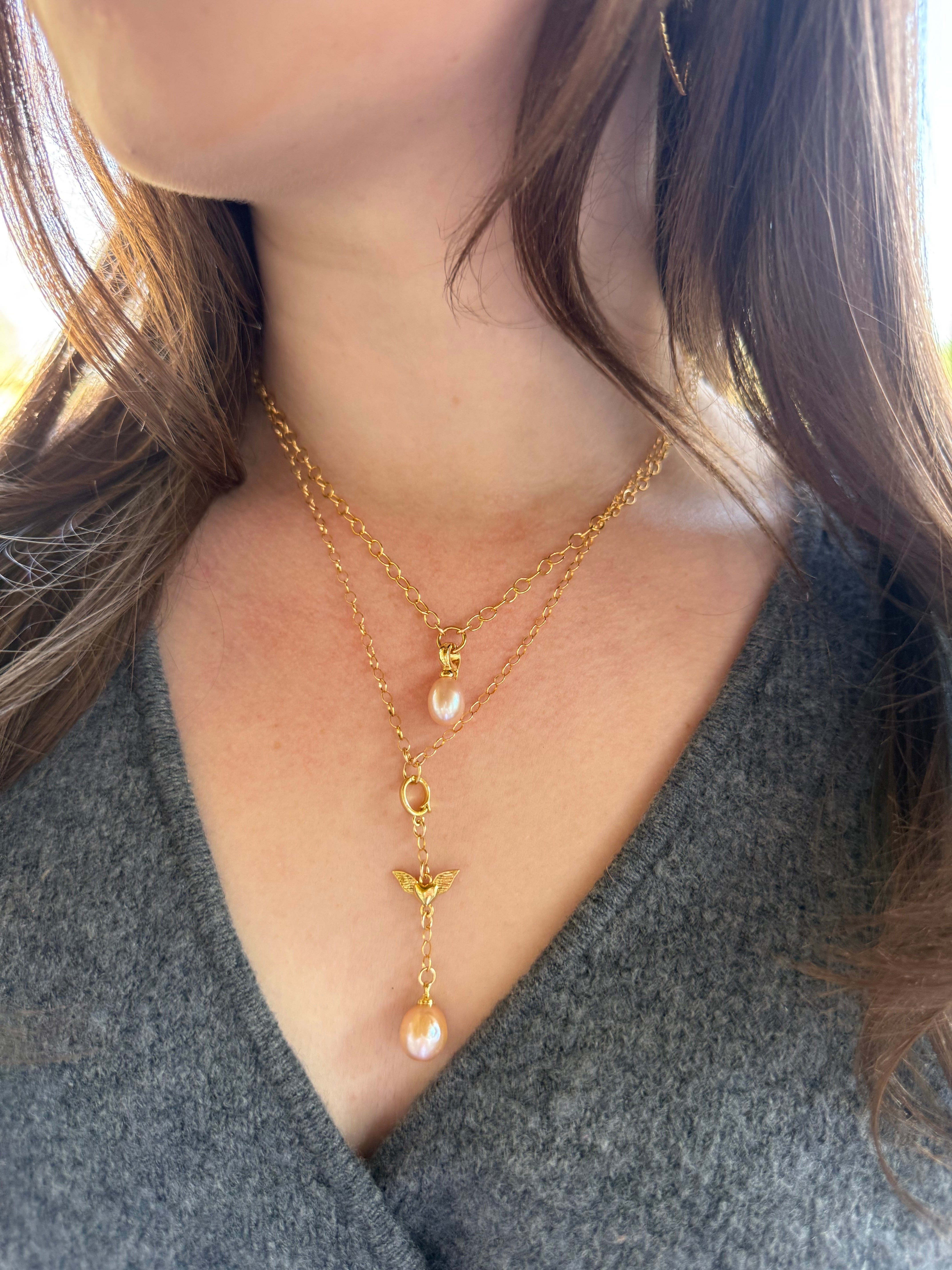 The Natalie - Cable Chain with “O” Ring Necklace