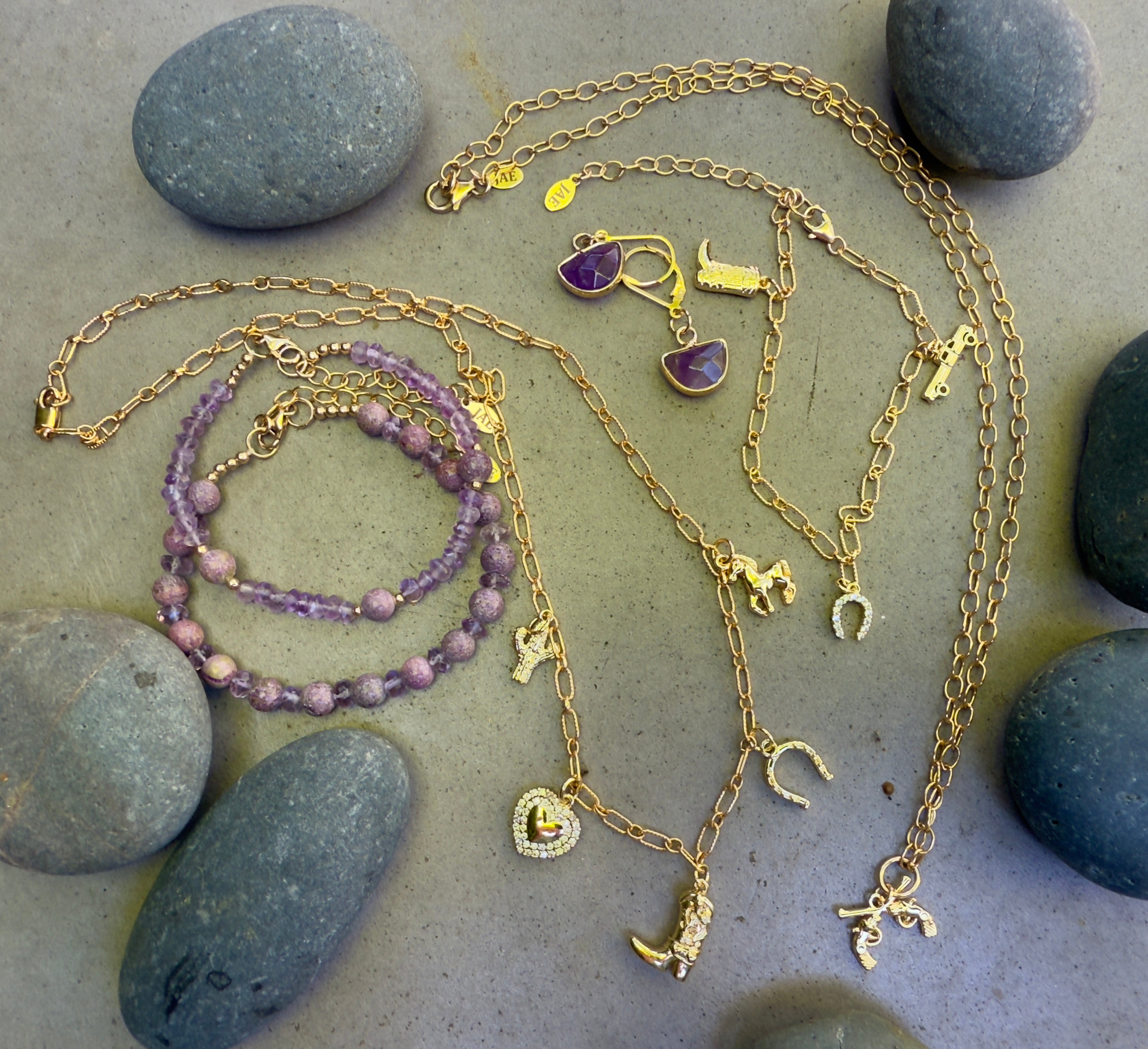 The Hannah Amethyst Earrings