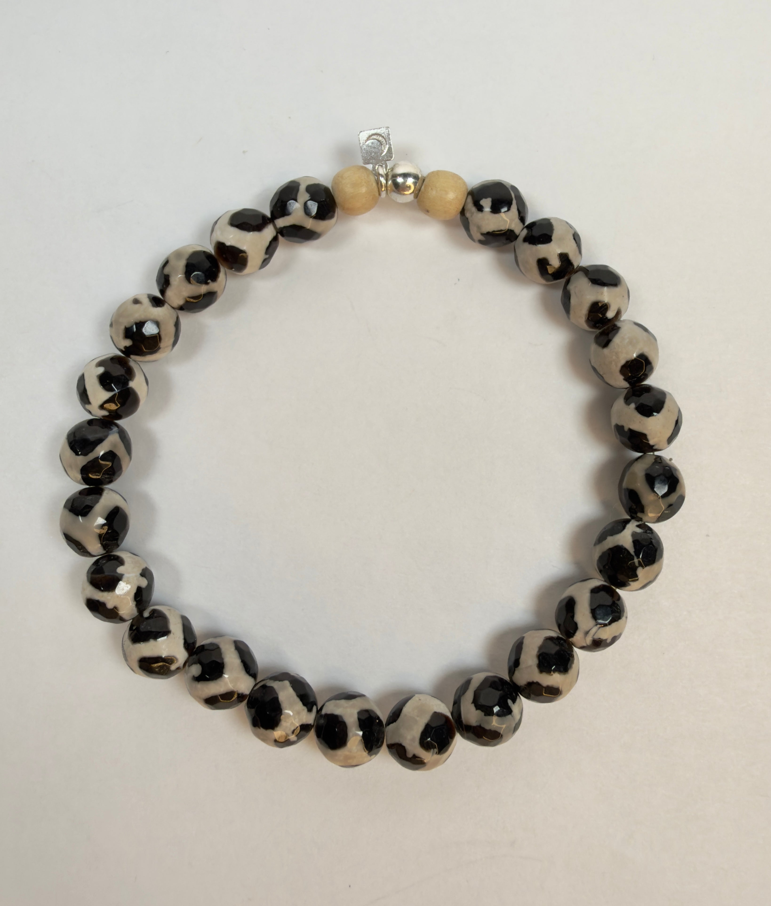 The Suggs - Dalmatian Jasper Beaded Bracelet
