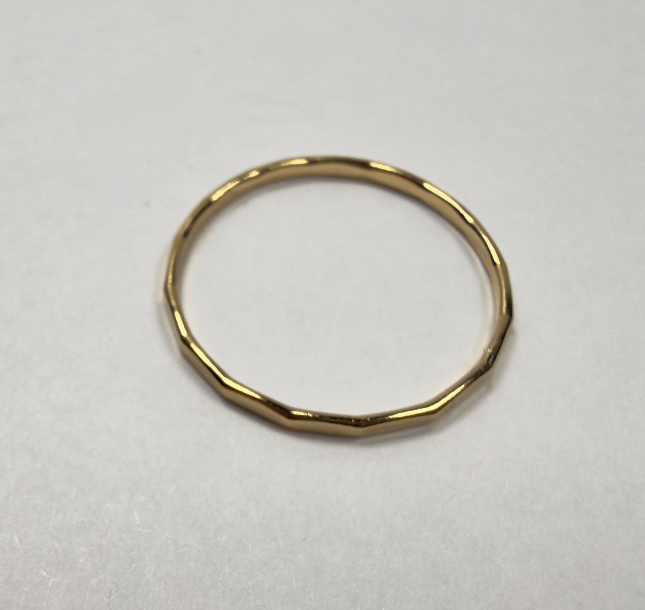Hammered Band Ring