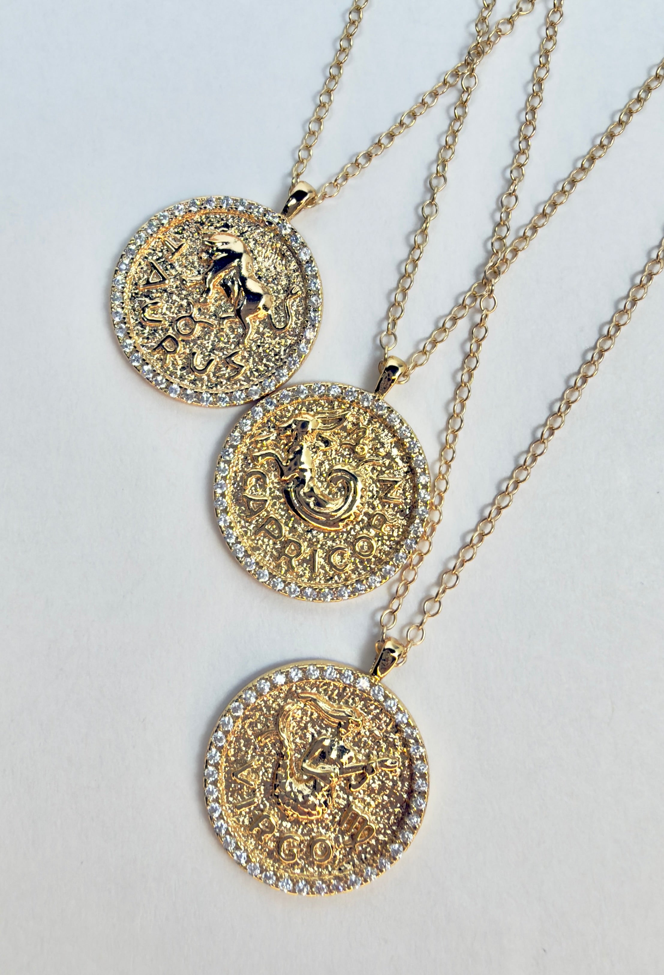 Zodiac Pendant Necklace - 18" Inch Length