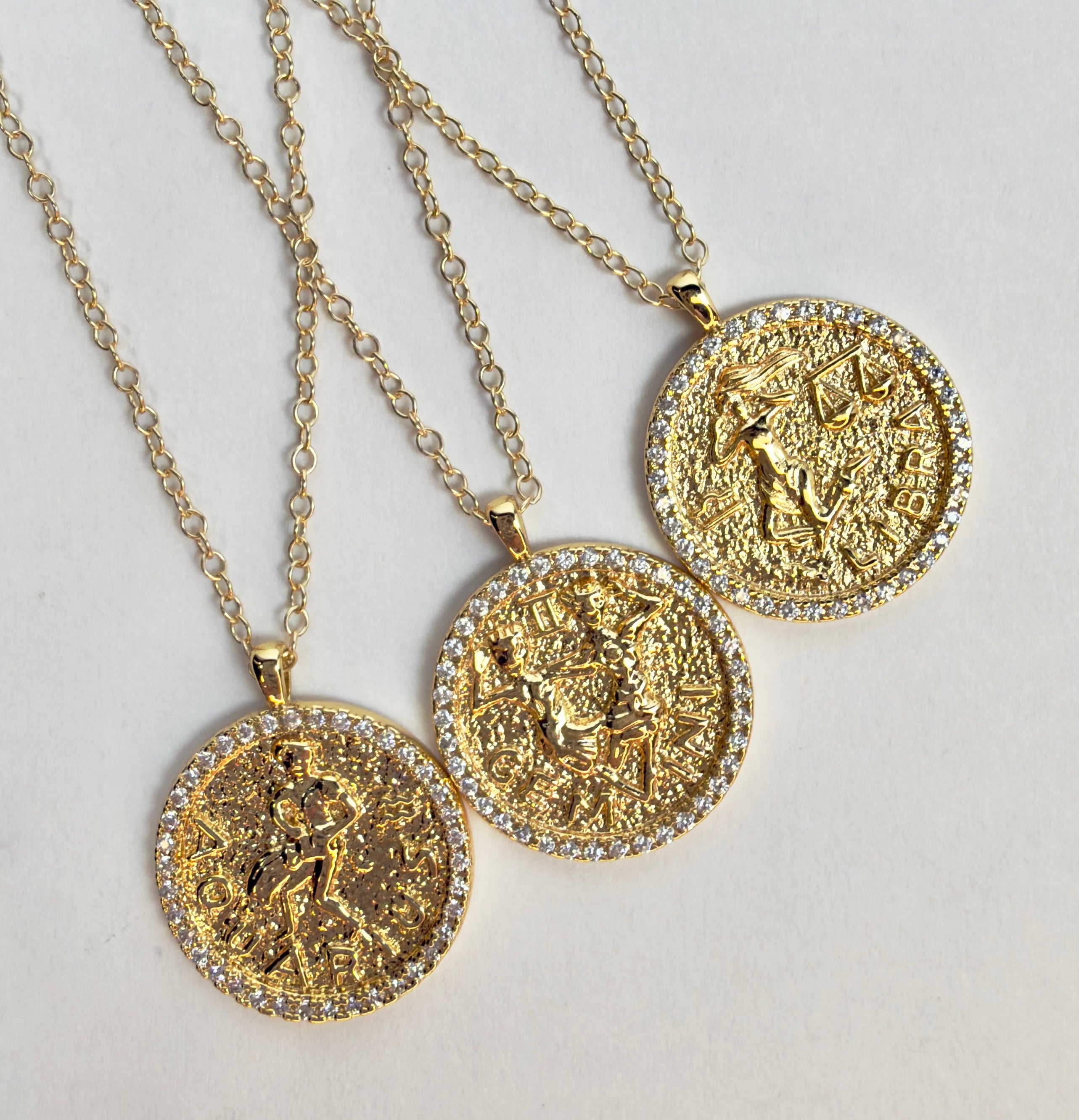 Zodiac Pendant Necklace - 18" Inch Length