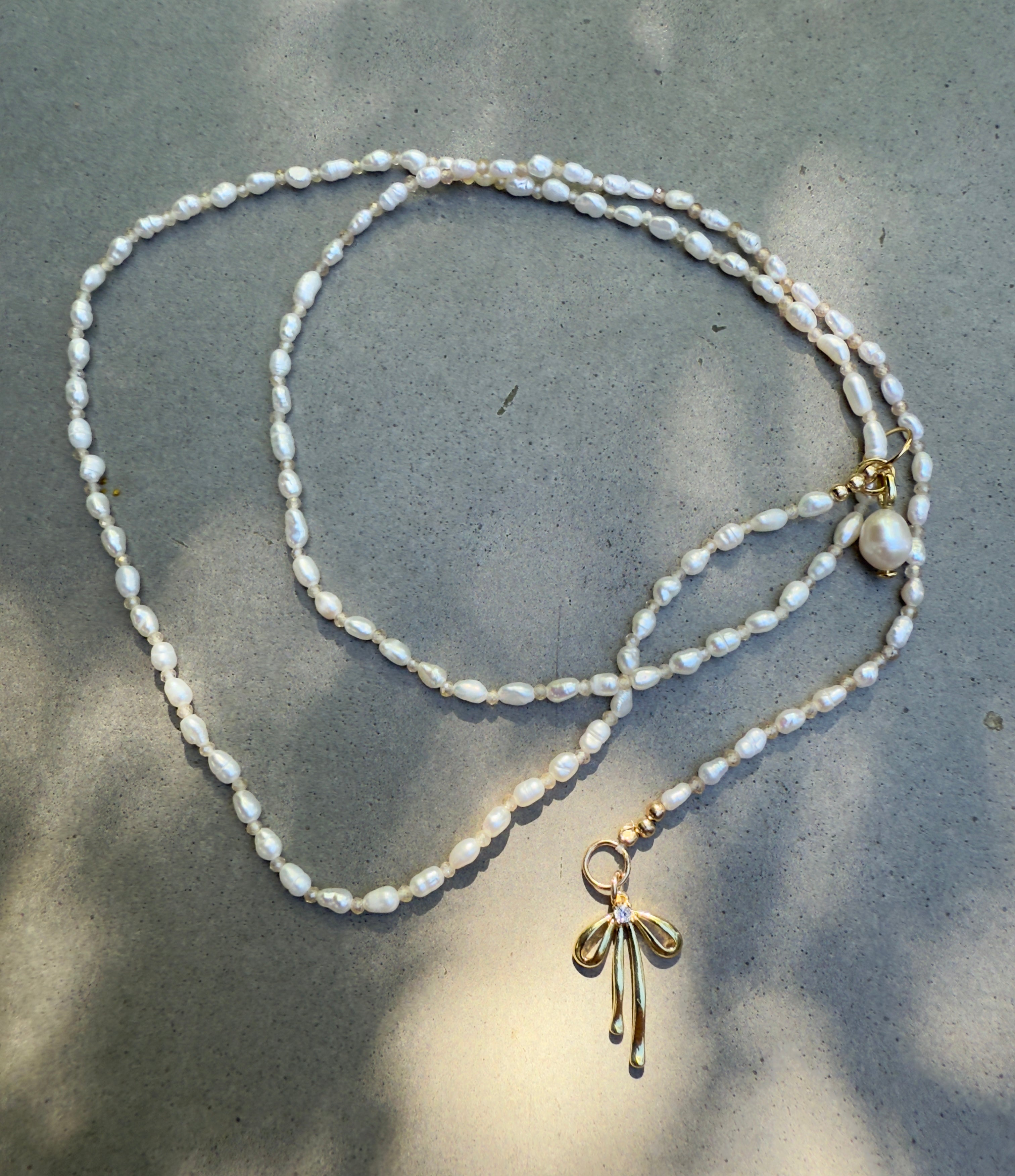 The Hepburn - Sliding Lariat Necklace