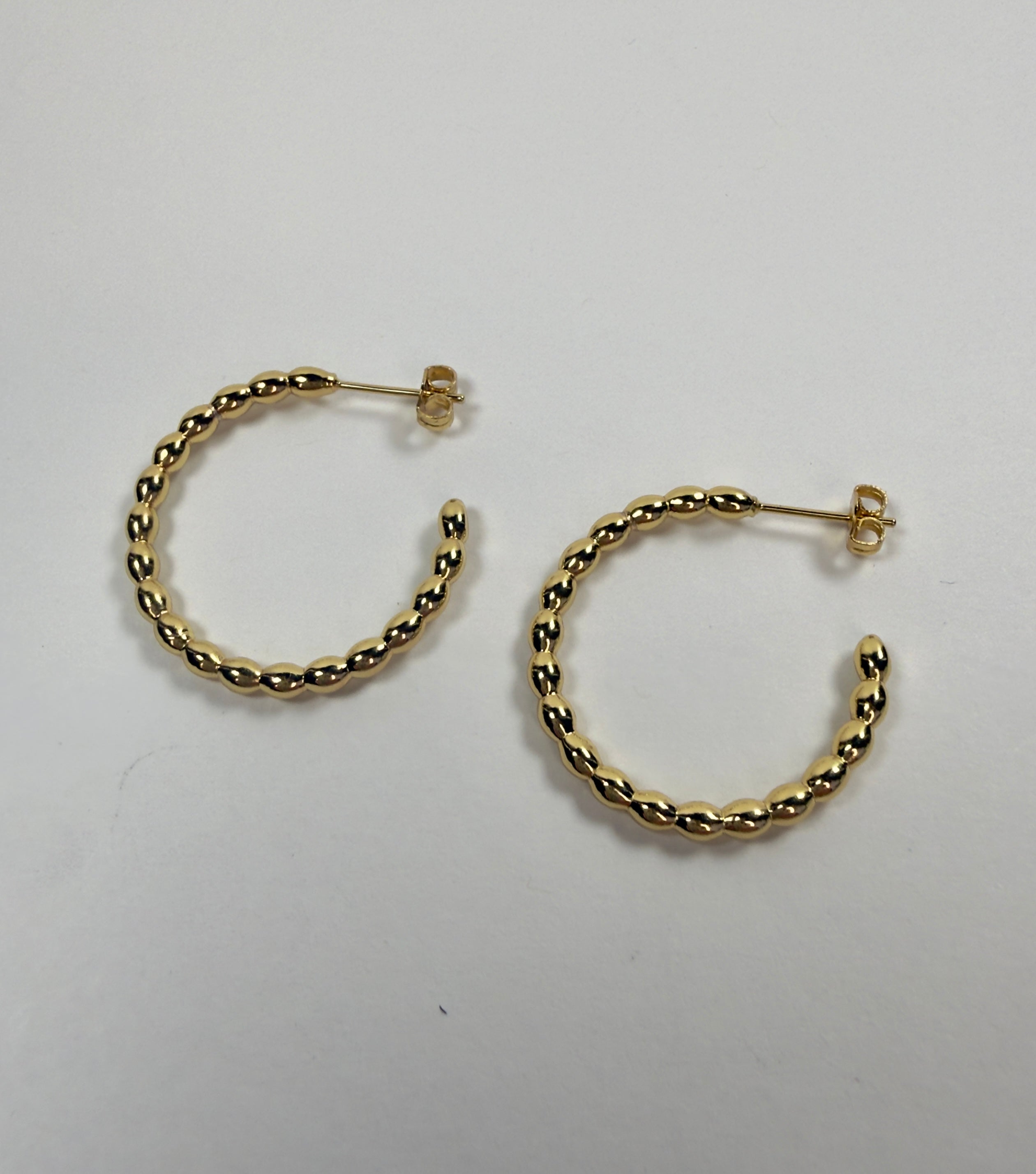 The Wren - Oval Link Hoop Earrings