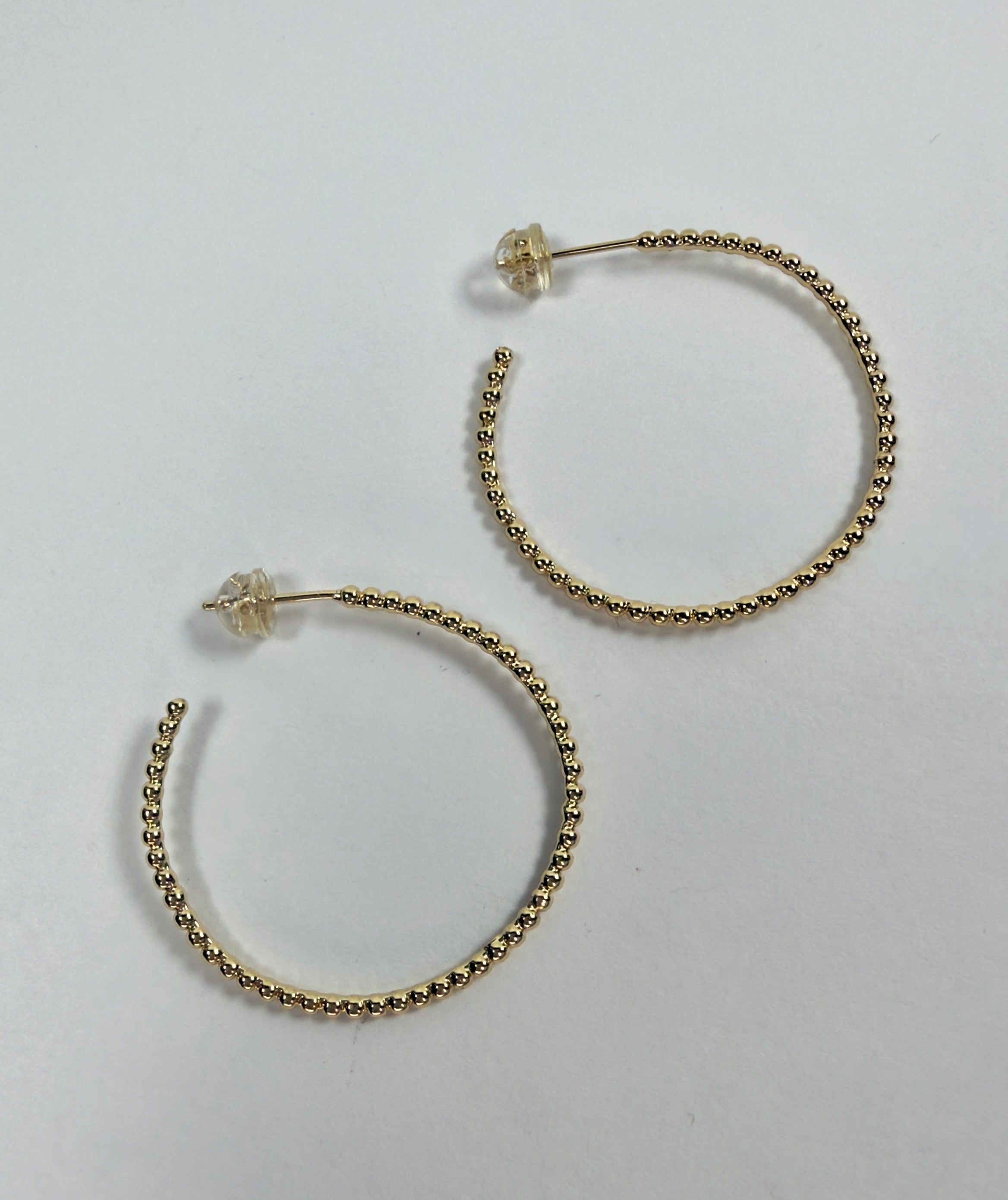 The Hollis - Ball Hoop Earrings
