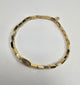 The Delaney - Rectangular Gold Beaded Bracelet