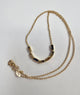 The Collins - Rectangular Bead and Chain Necklace