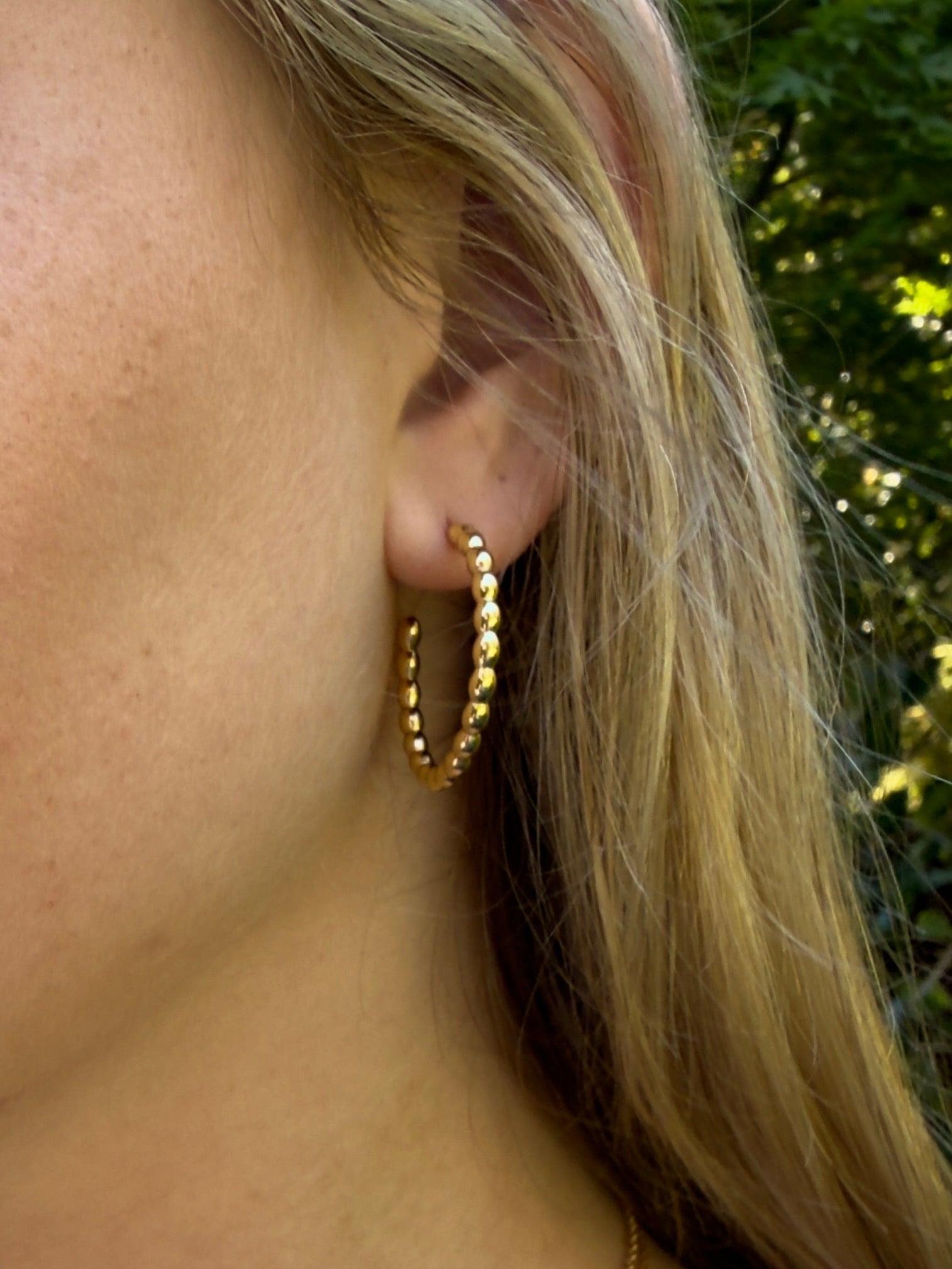 The Wren - Oval Link Hoop Earrings