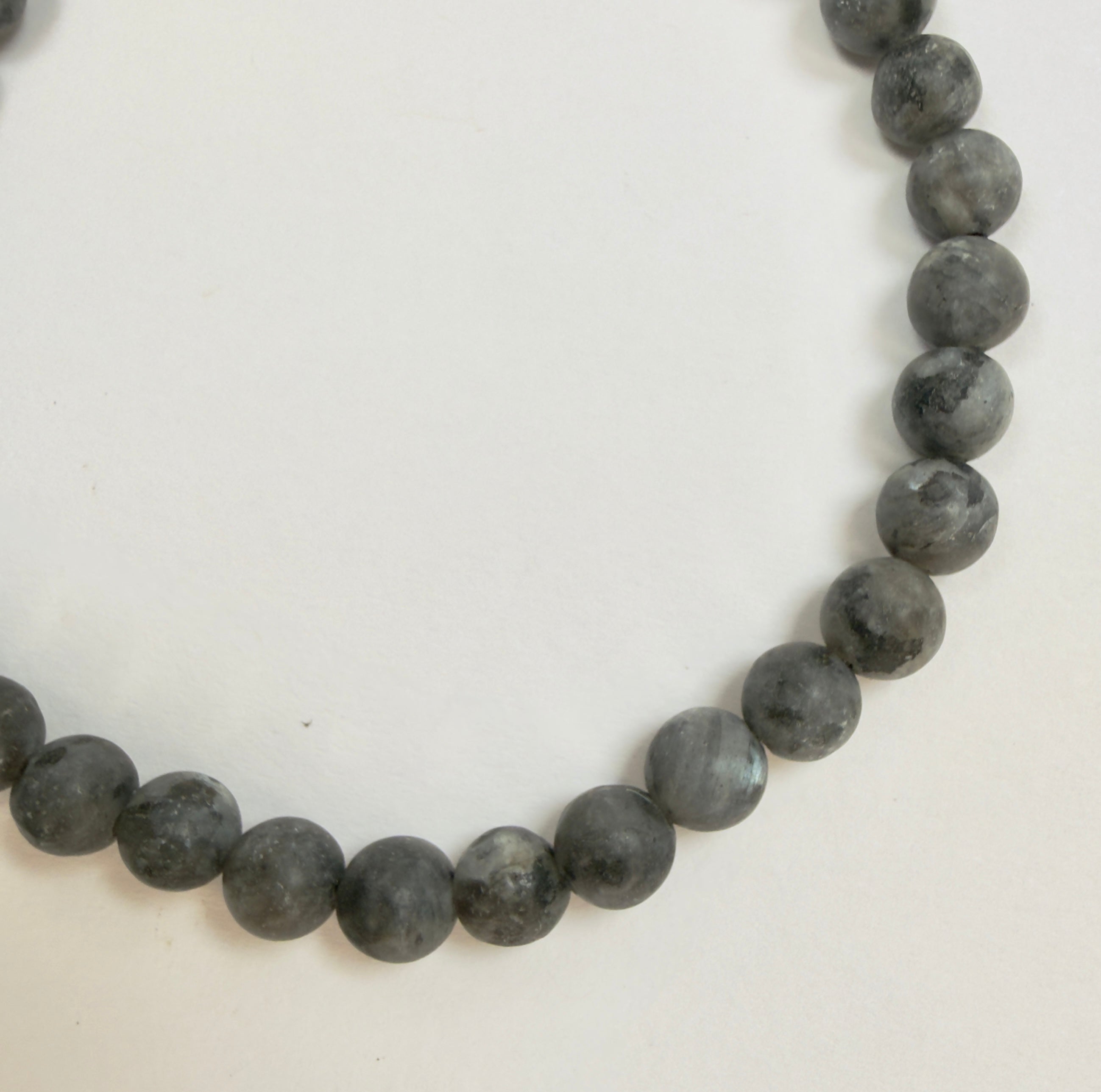 The Hanson - Gray Marble Beaded Bracelet