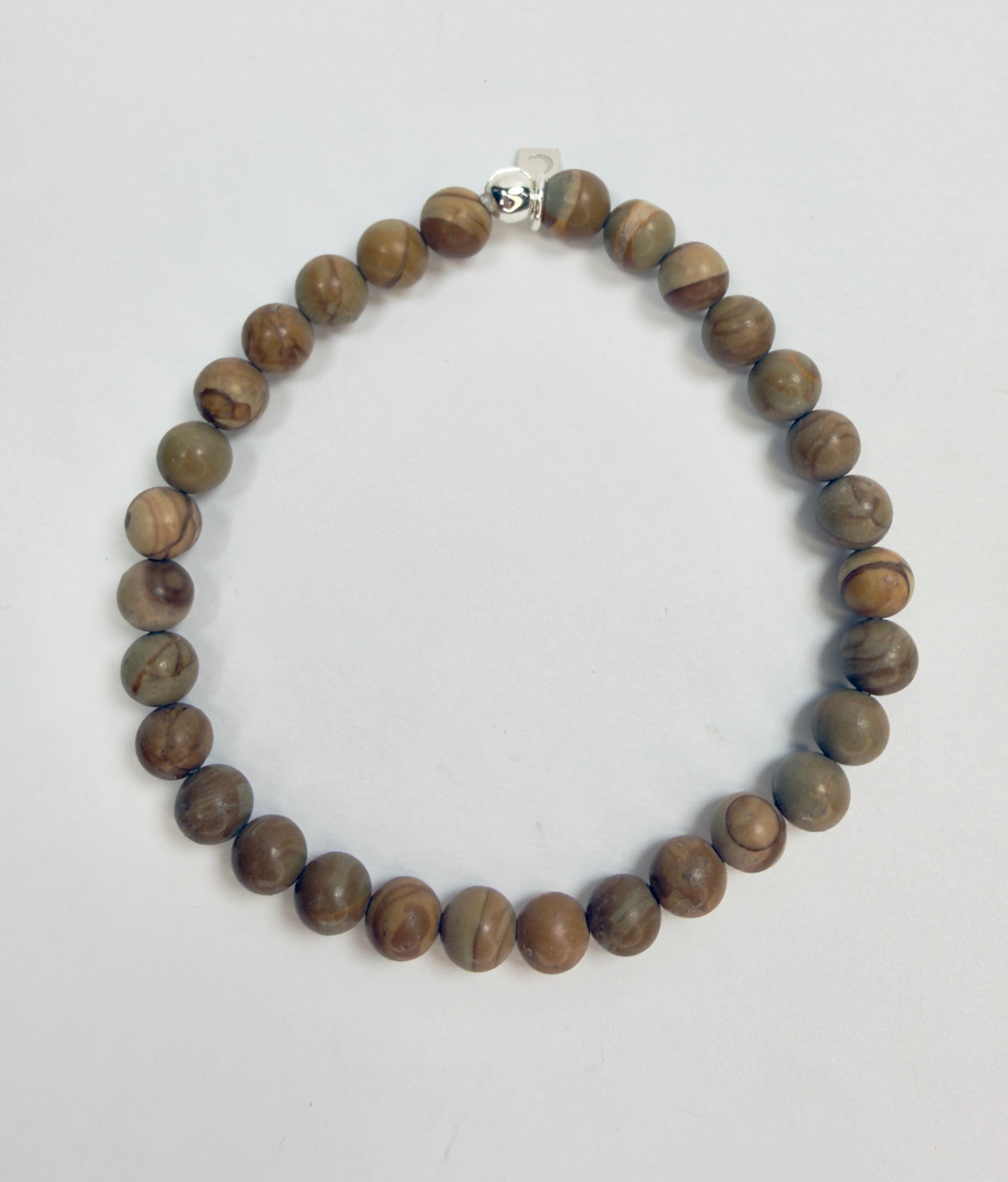 The Bickler - Tiger Jasper Beaded Bracelet