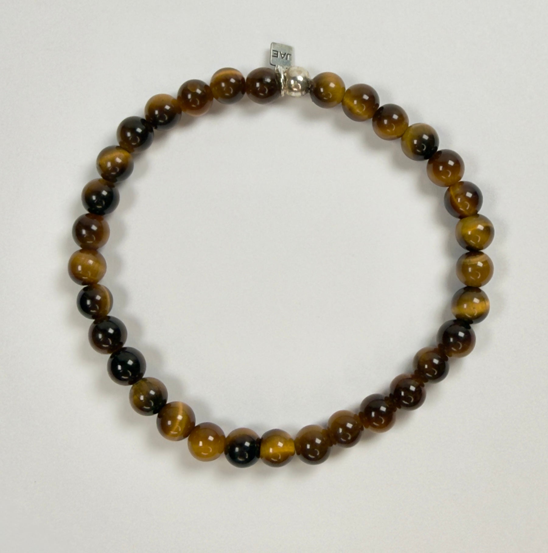 The Lancer -Tiger's Eye Beaded Bracelet