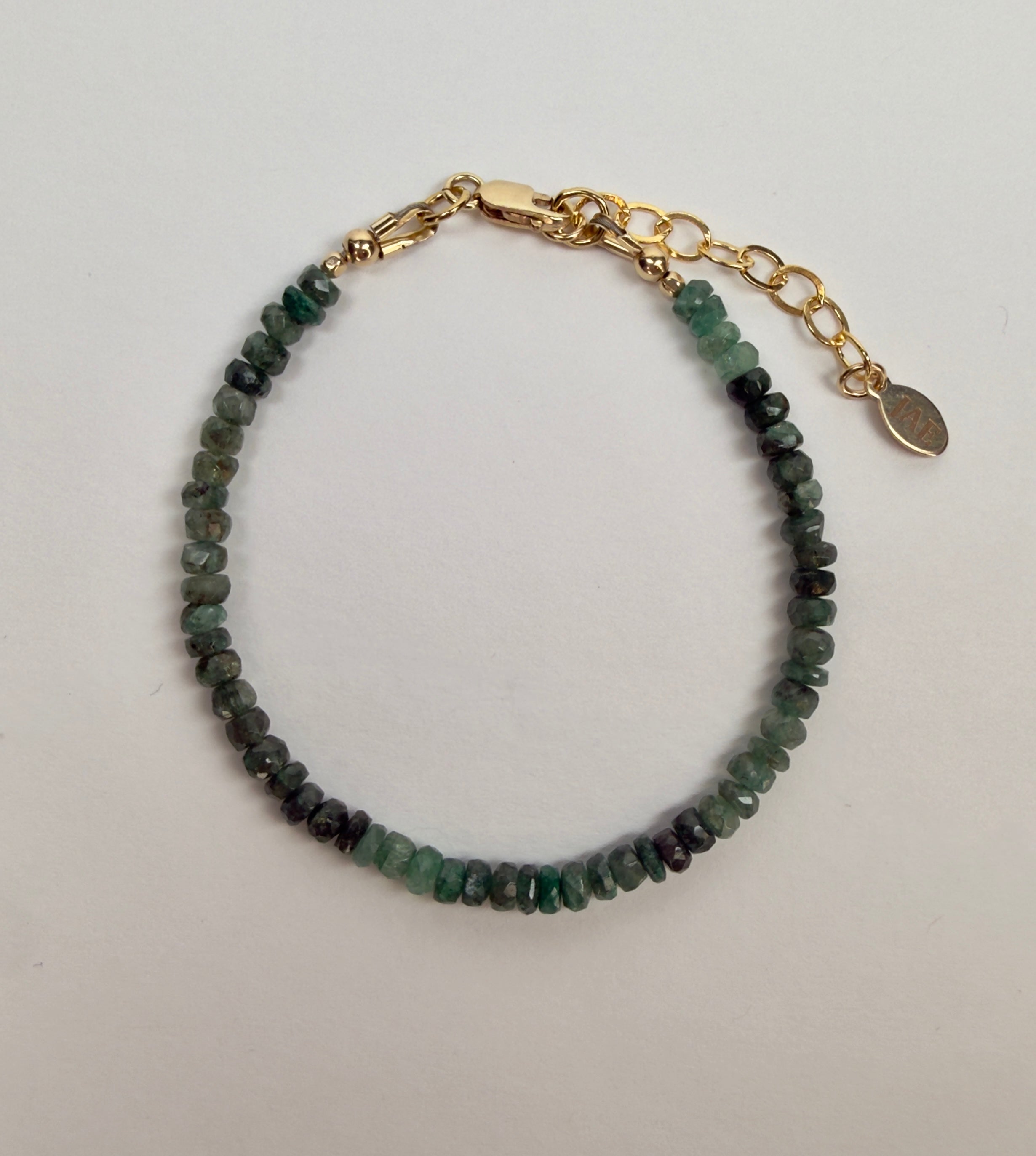 The Enid - Emerald Beaded Bracelet