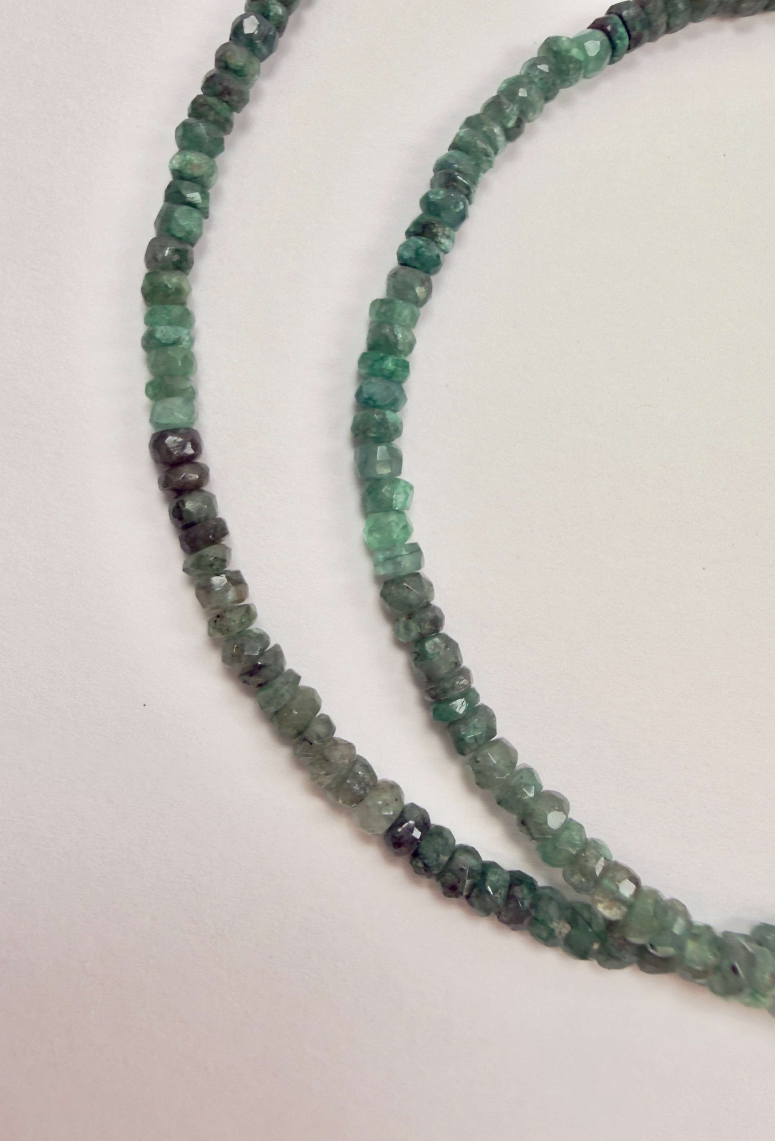 The Emiline - Emerald Beaded Necklace