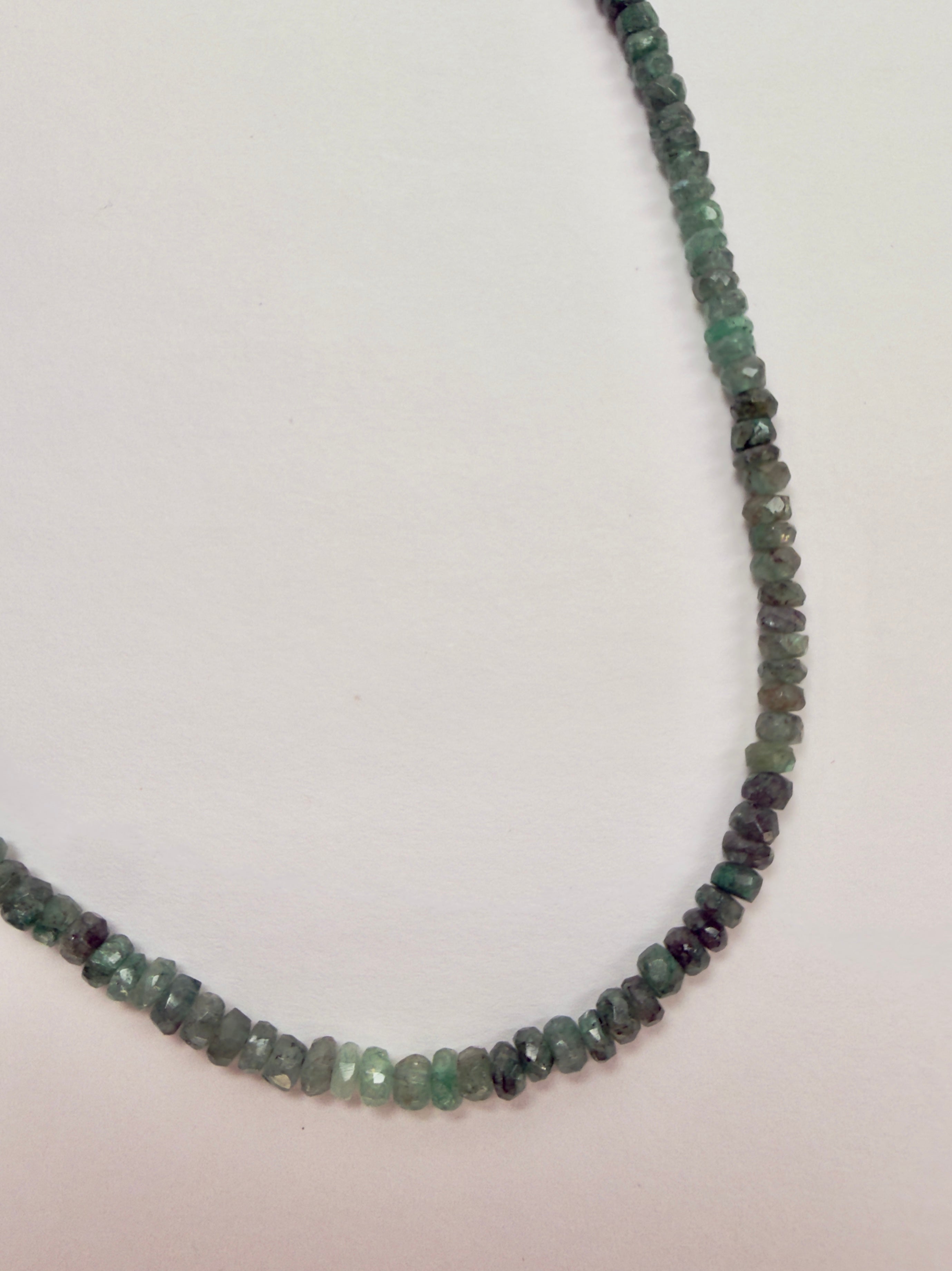 The Eugenie - Emerald Beaded Necklace