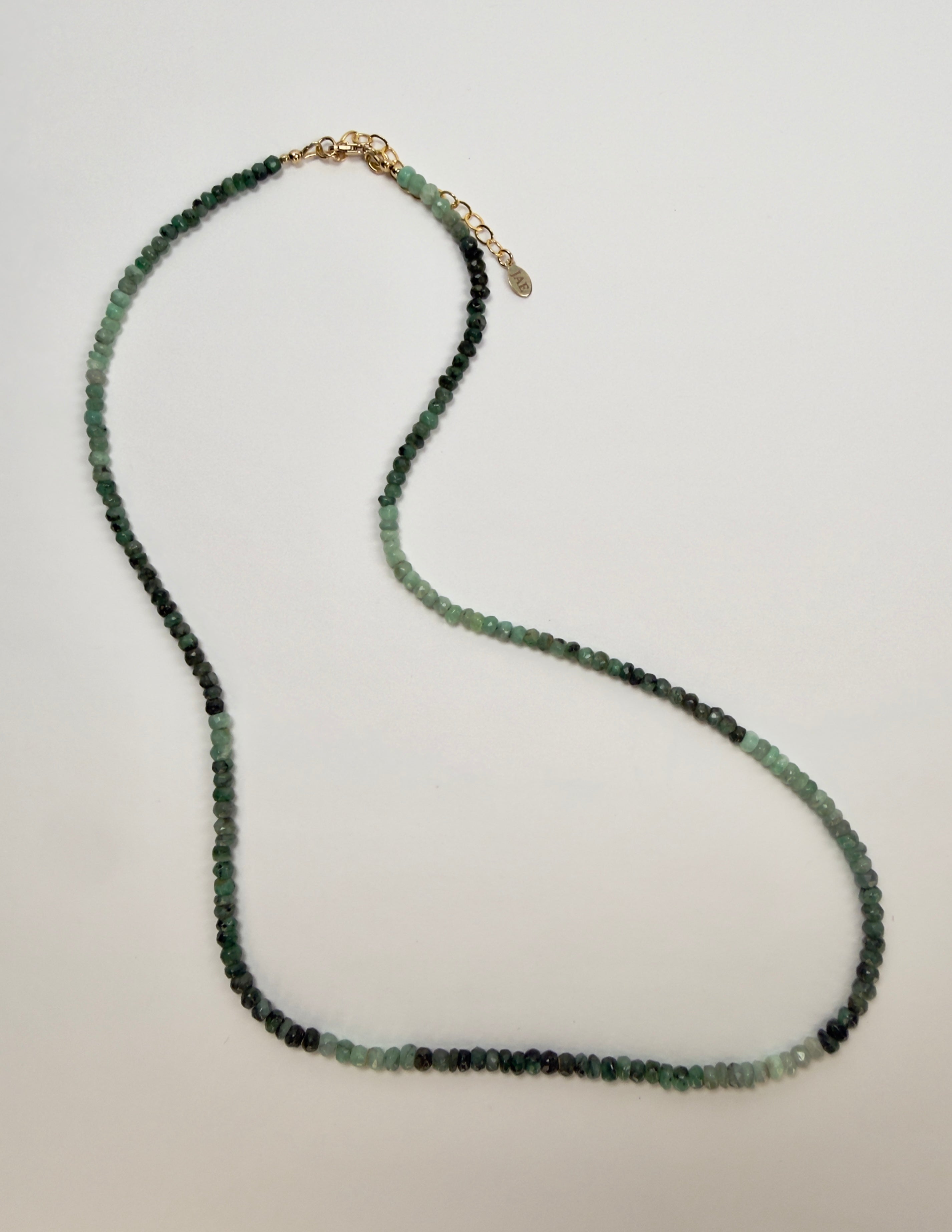 The Eugenie - Emerald Beaded Necklace