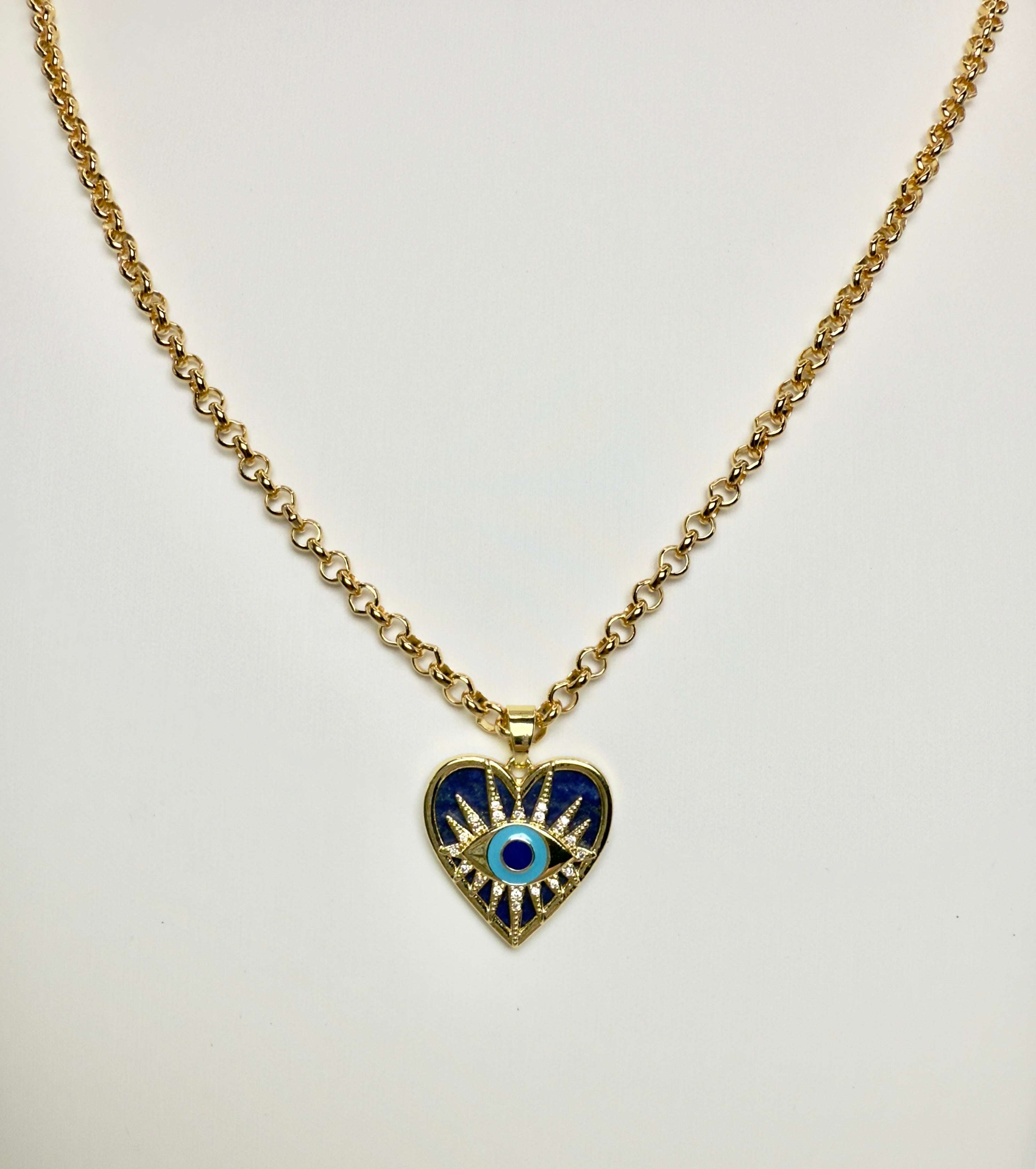 The Zara - Chunky Rolo Chain Long Necklace