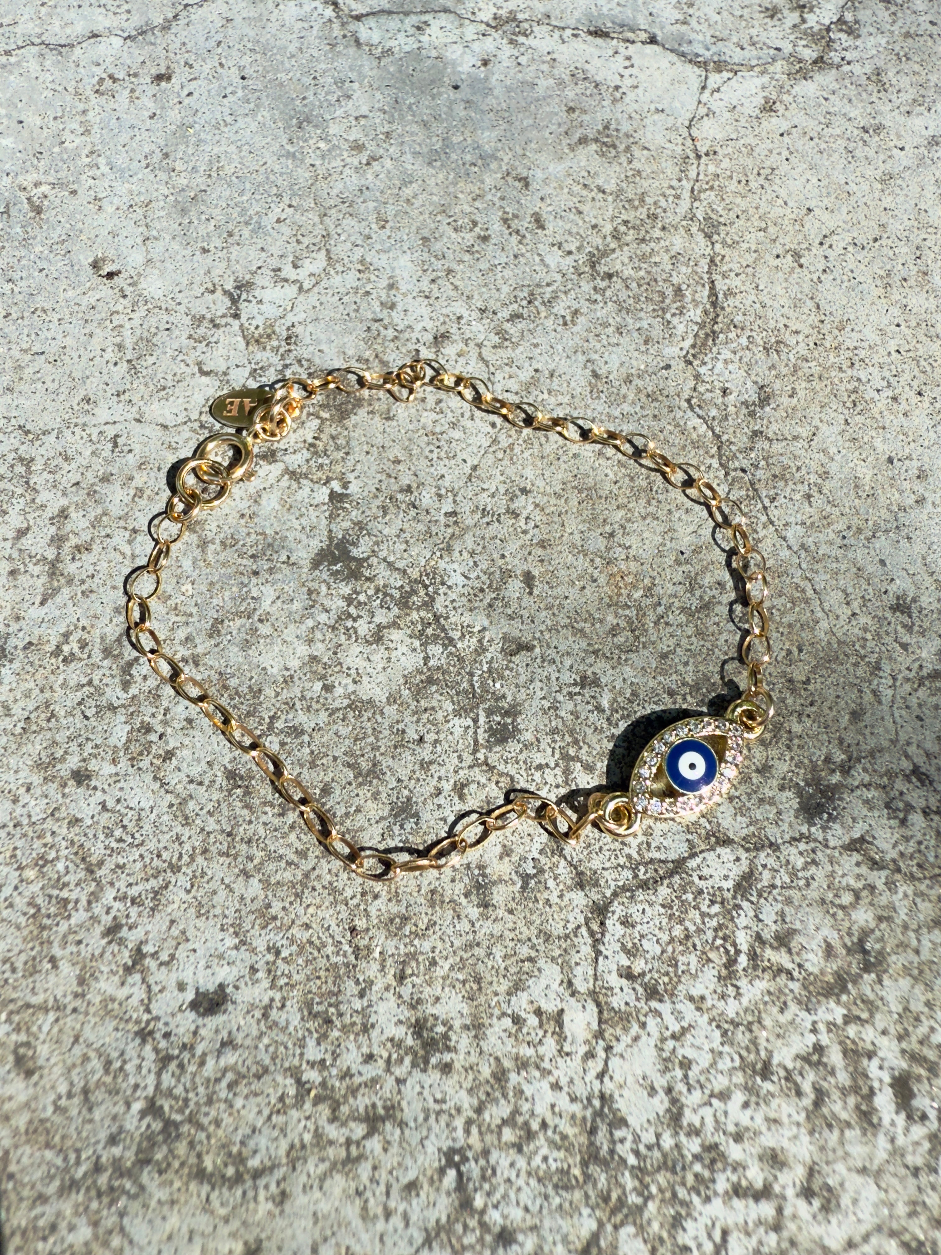 The Ramie - Evil Eye Chain Bracelet