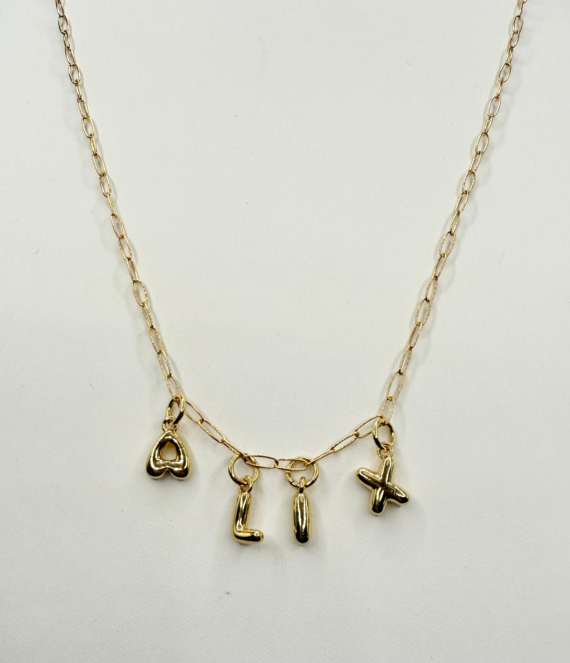 "The Alix, 20 Inch" - Name, Word or Phrase Necklace