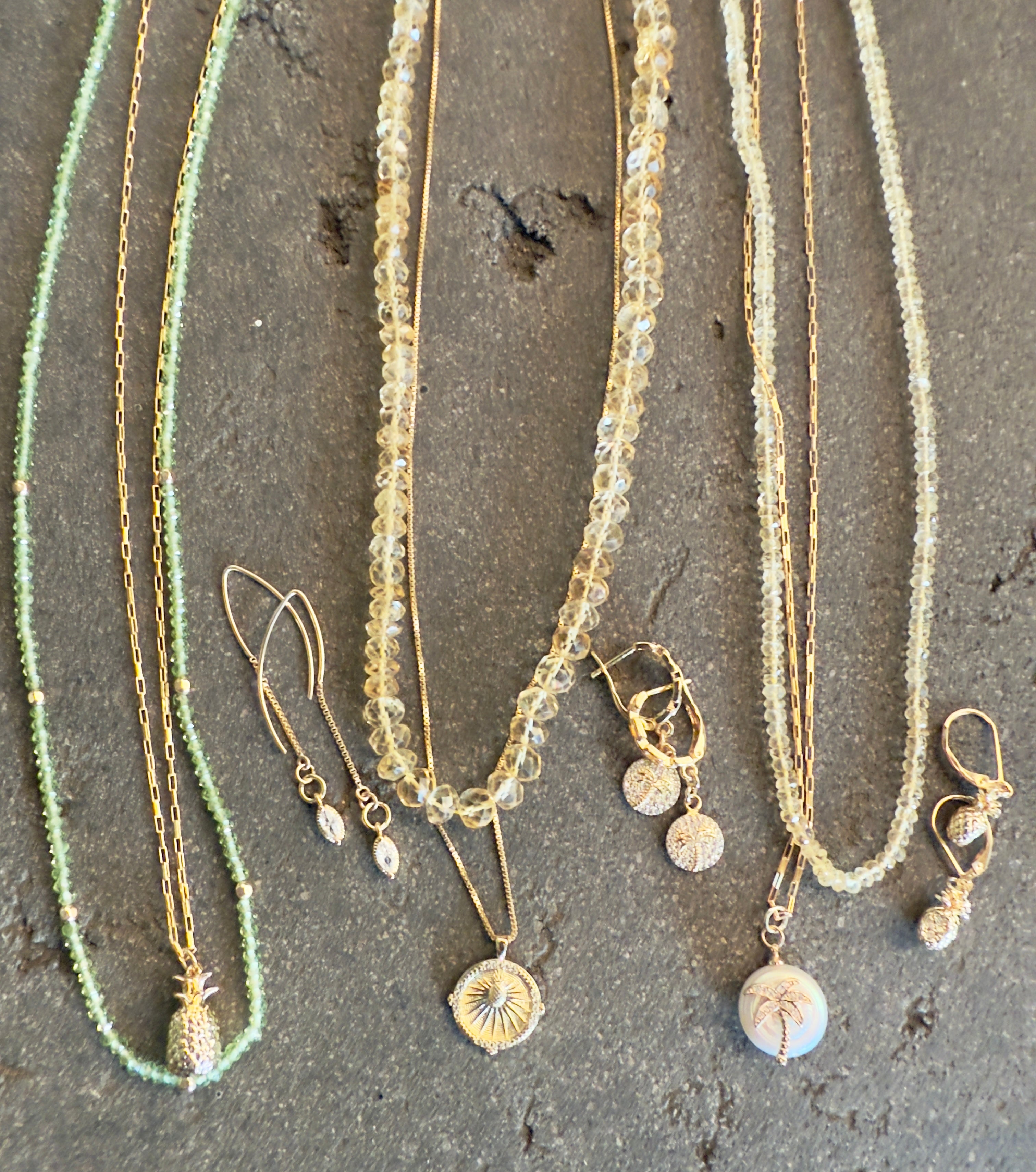 "The Matheson" Citrine Beaded Gemstone Necklace