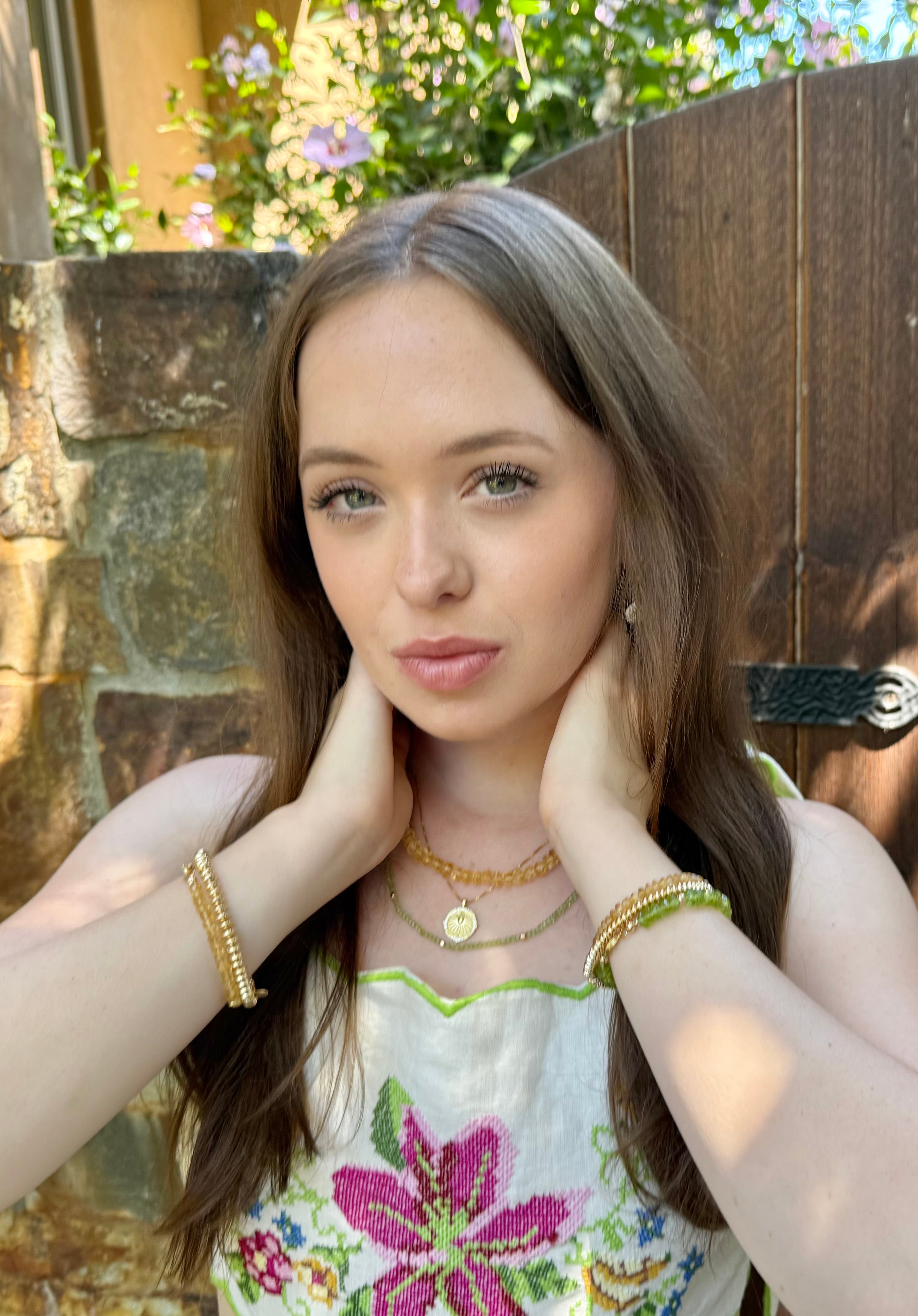 "The Harbison" Citrine Beaded Bracelet