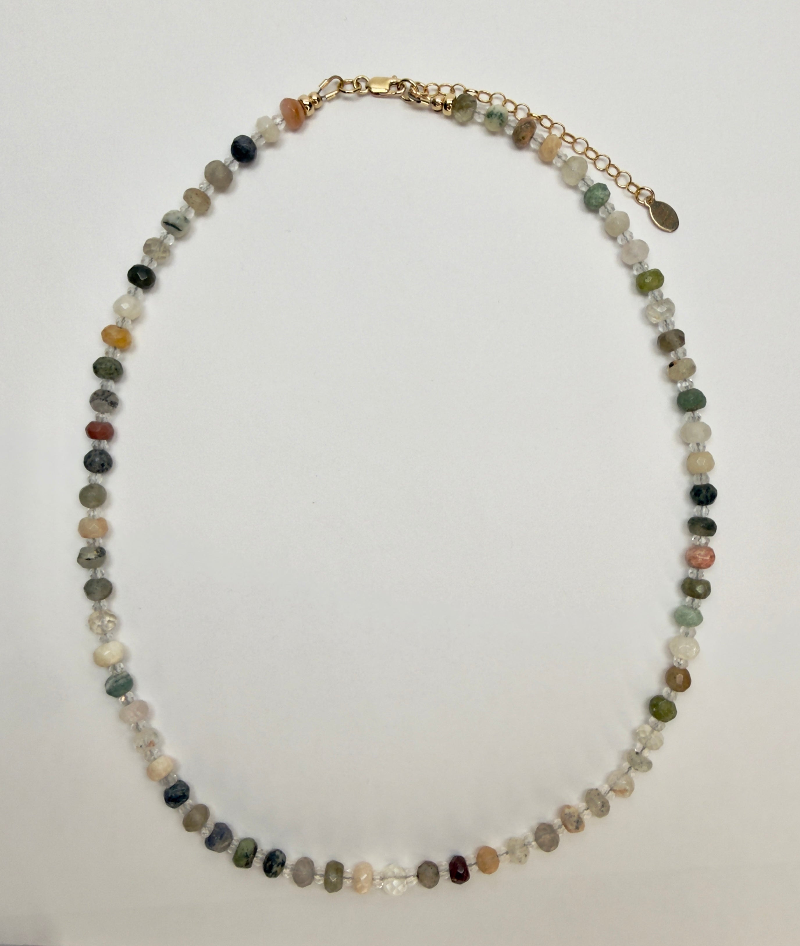The UpC (Up See) - Mixed Gemstone Beaded Necklace