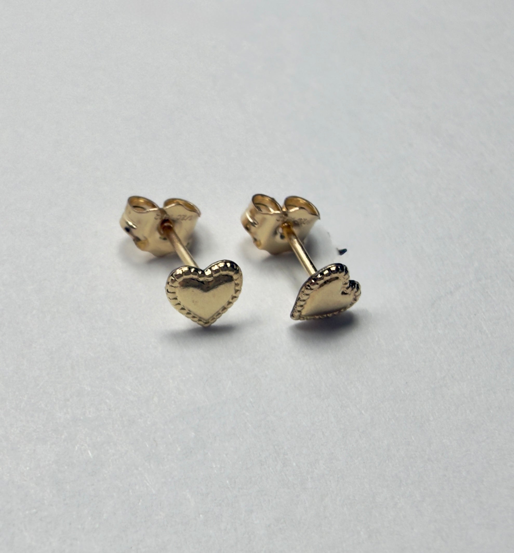 The Lovey Earring - Dainty Heart Post Earrings