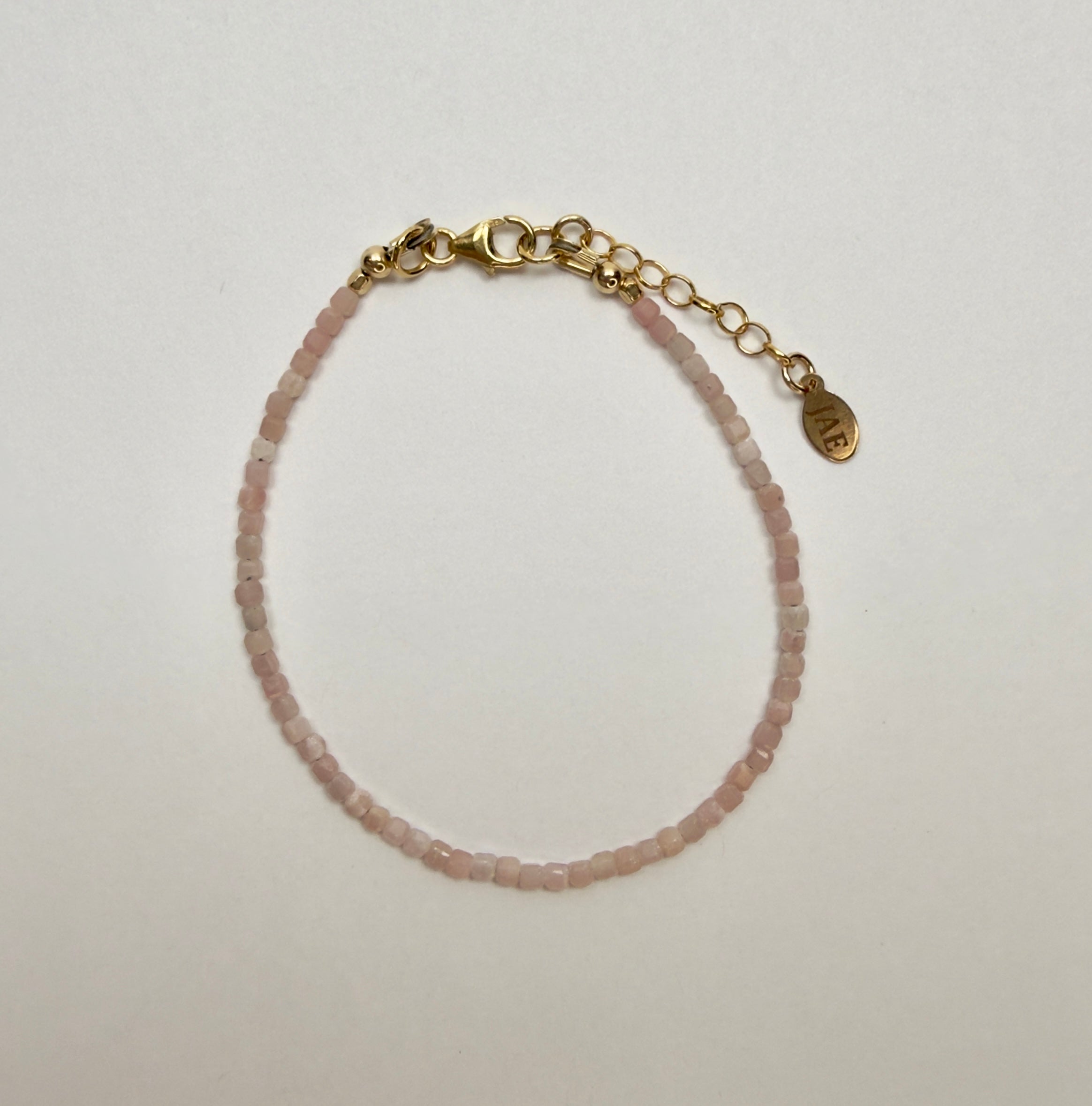 The Gidget - Pink Opal Beaded Bracelet