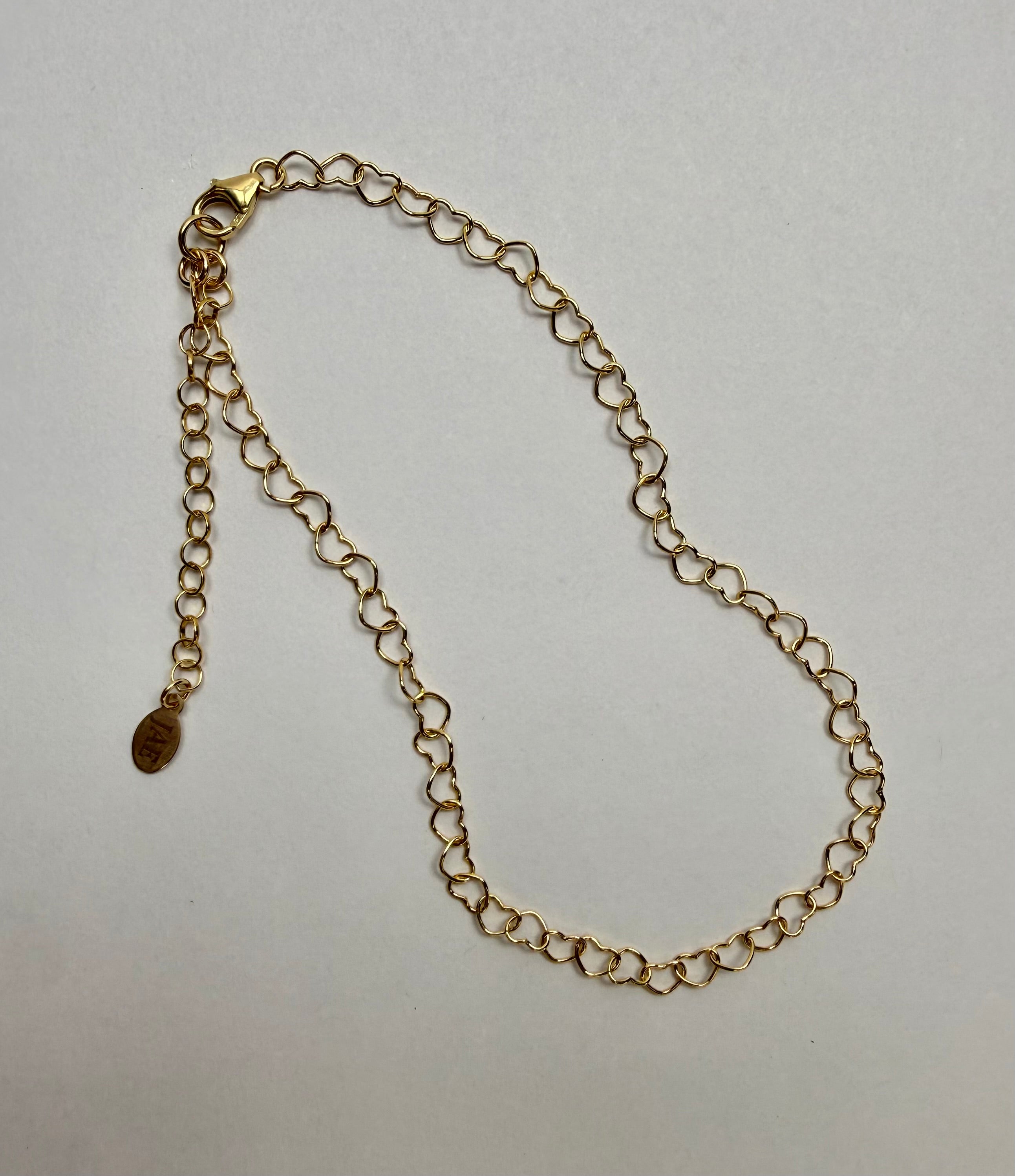 The Susie - Heart Chain Anklet