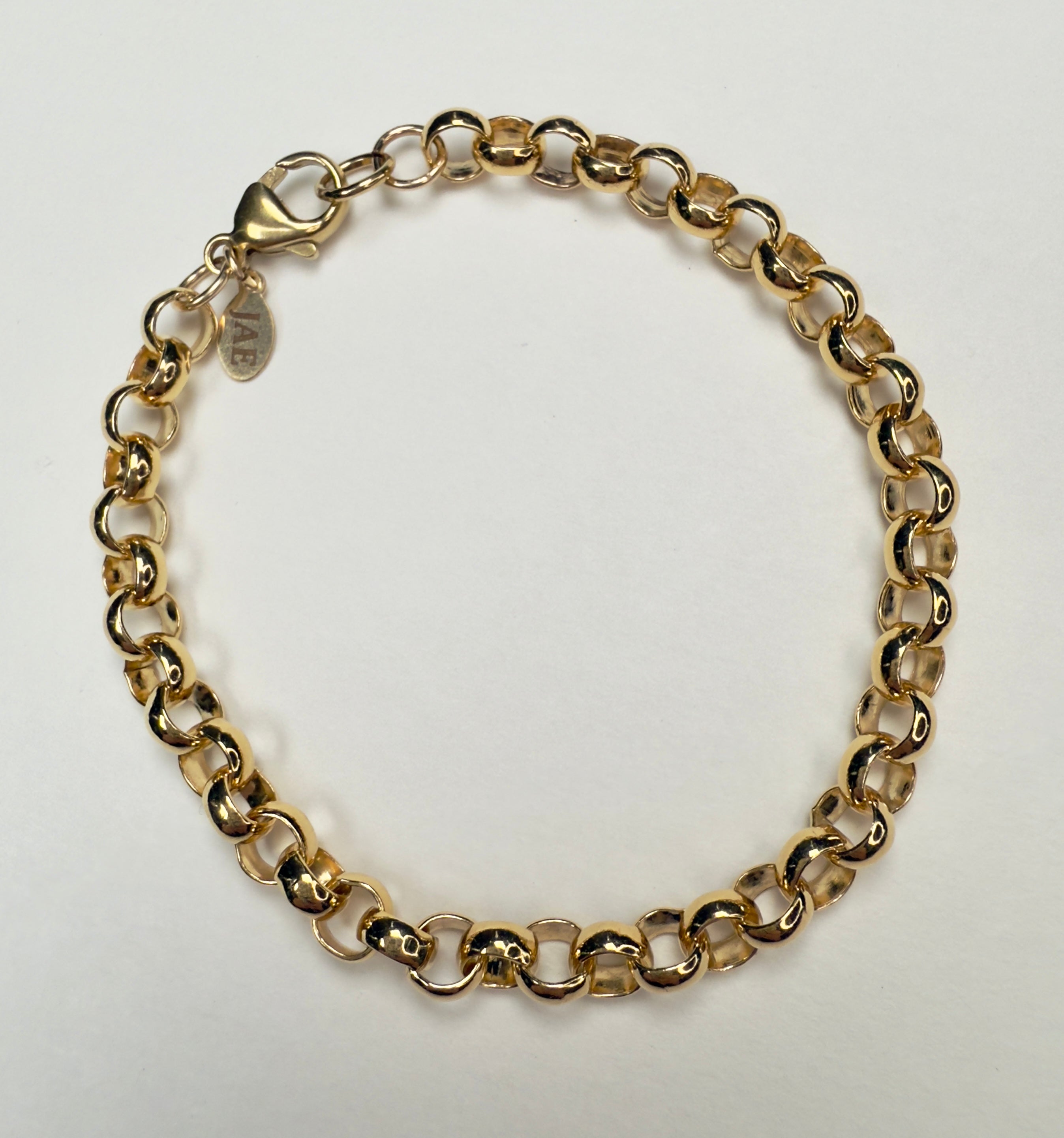 "The Nolan" Rolo 6mm Chain Bracelet - 10 Sizes Available