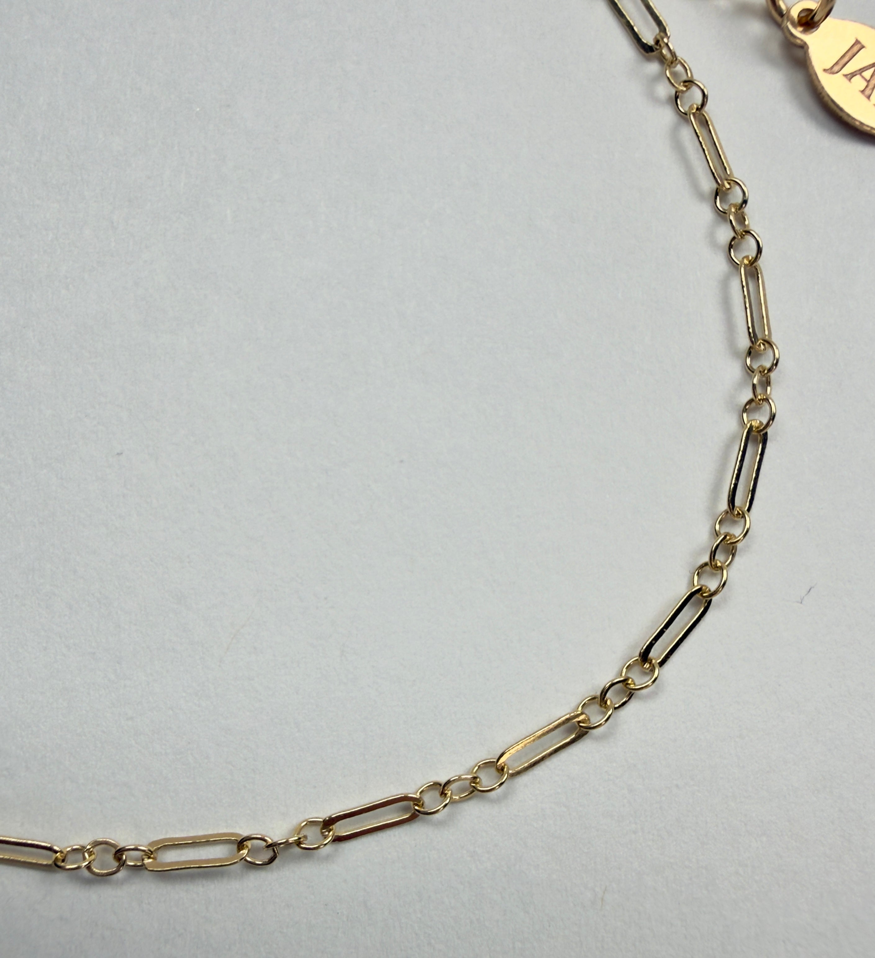 The Cindy - Long Short Figaro Chain Bracelet